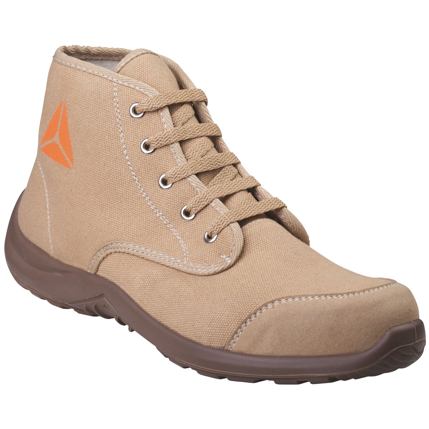 Delta Plus Arona Size 7 Sand Steel Toe Cap Safety Trainer Boots (964JH)