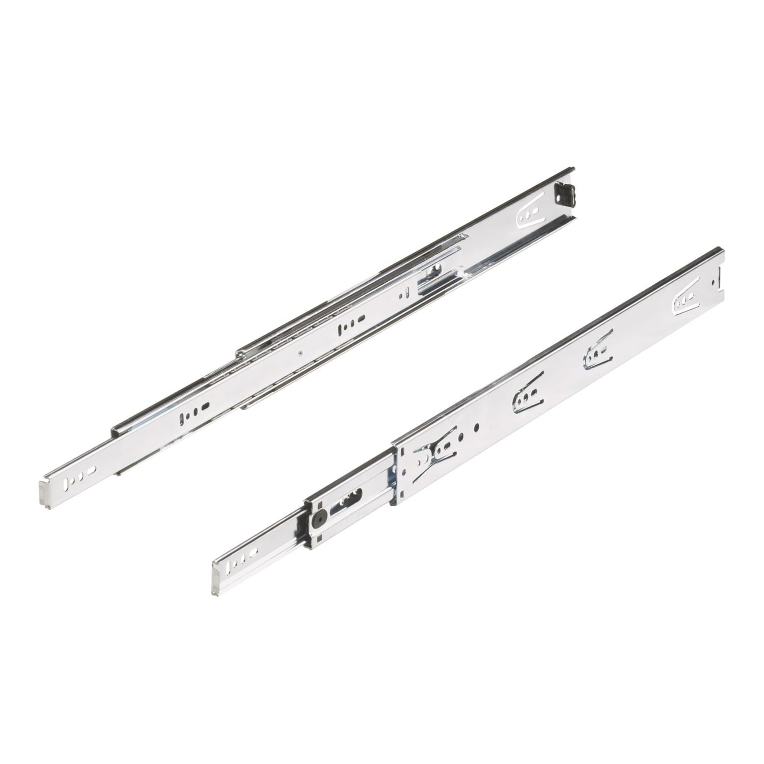 Essentials Steel Full Extension Self-Closing Ball Bearing Drawer Runners 350mm 2 Pack (964VN)