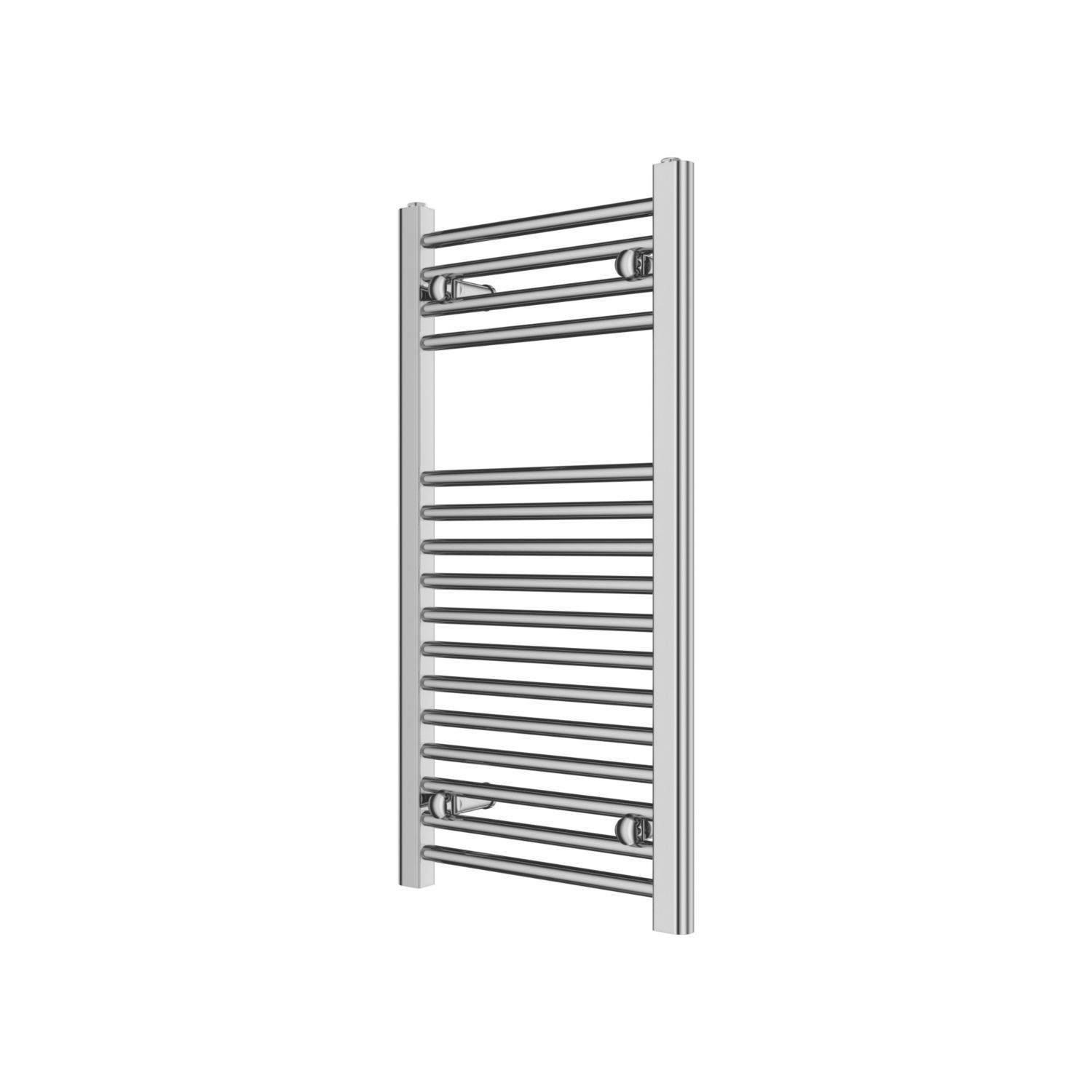 Flomasta 800mm x 400mm 675BTU Chrome Flat Towel Radiator (965TF)