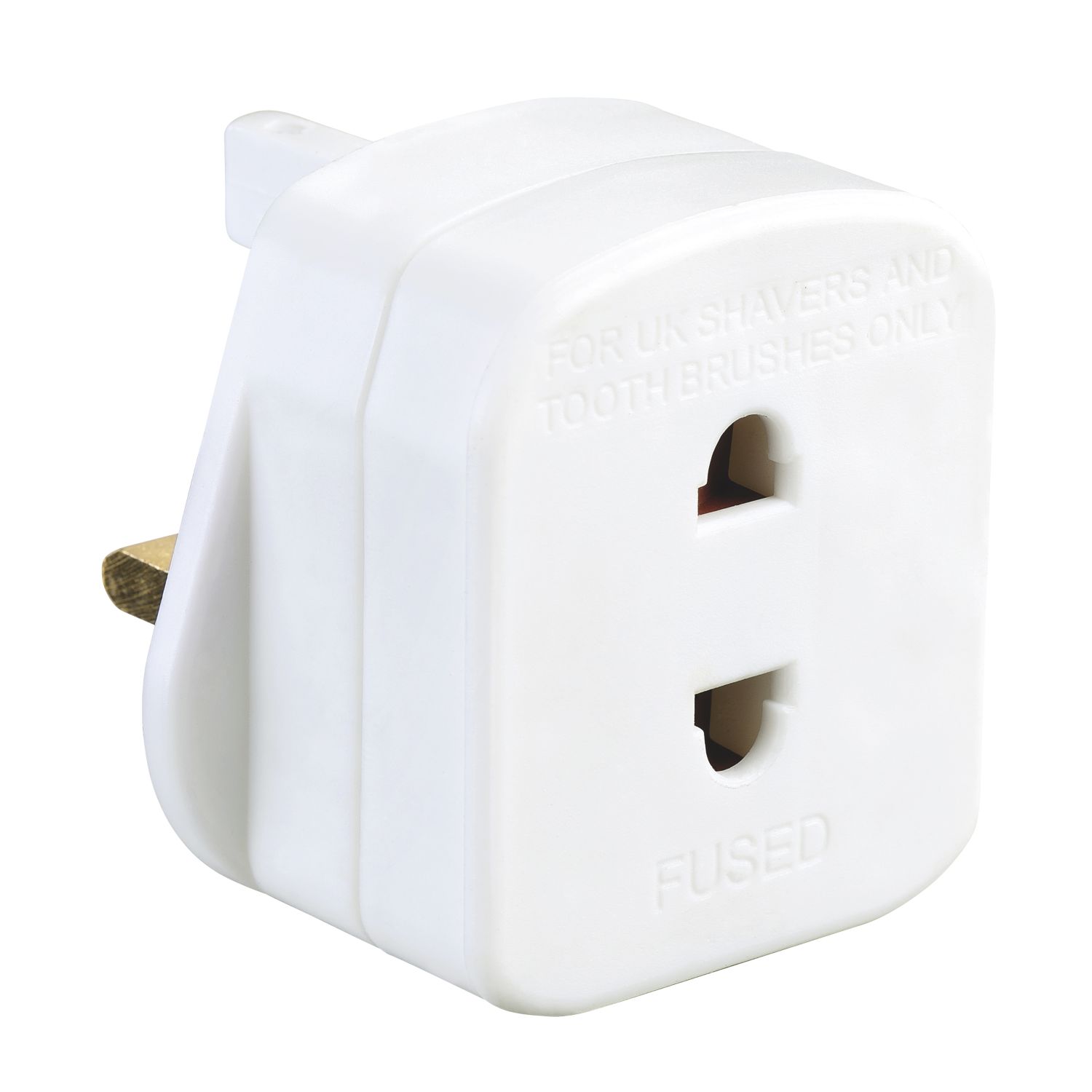 Masterplug 3-Pin Fused Shaver Adaptor (966JJ)