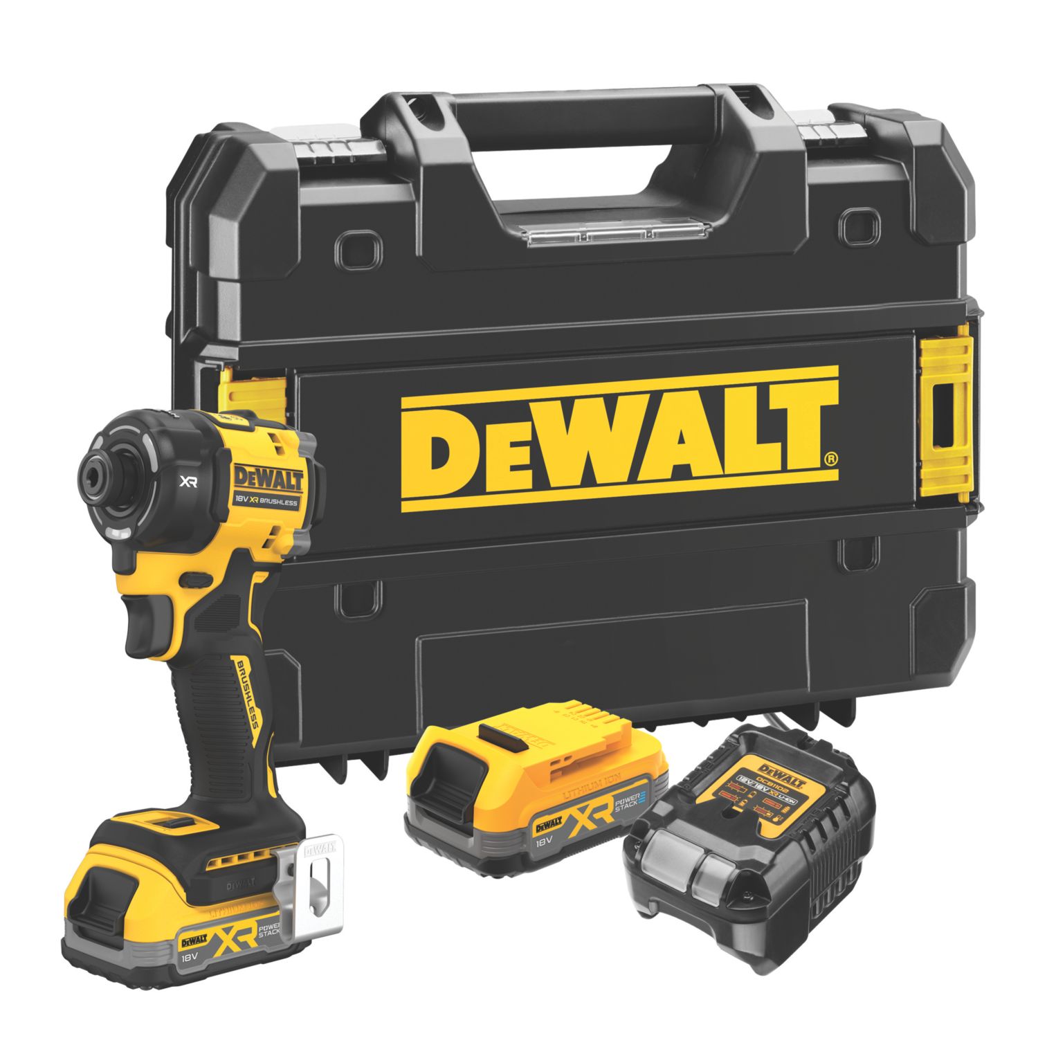DeWalt DCF870E2T-GB 18V 2 x 1.7Ah Li-Ion XR Brushless Cordless Hydraulic Impact Driver (968VN)
