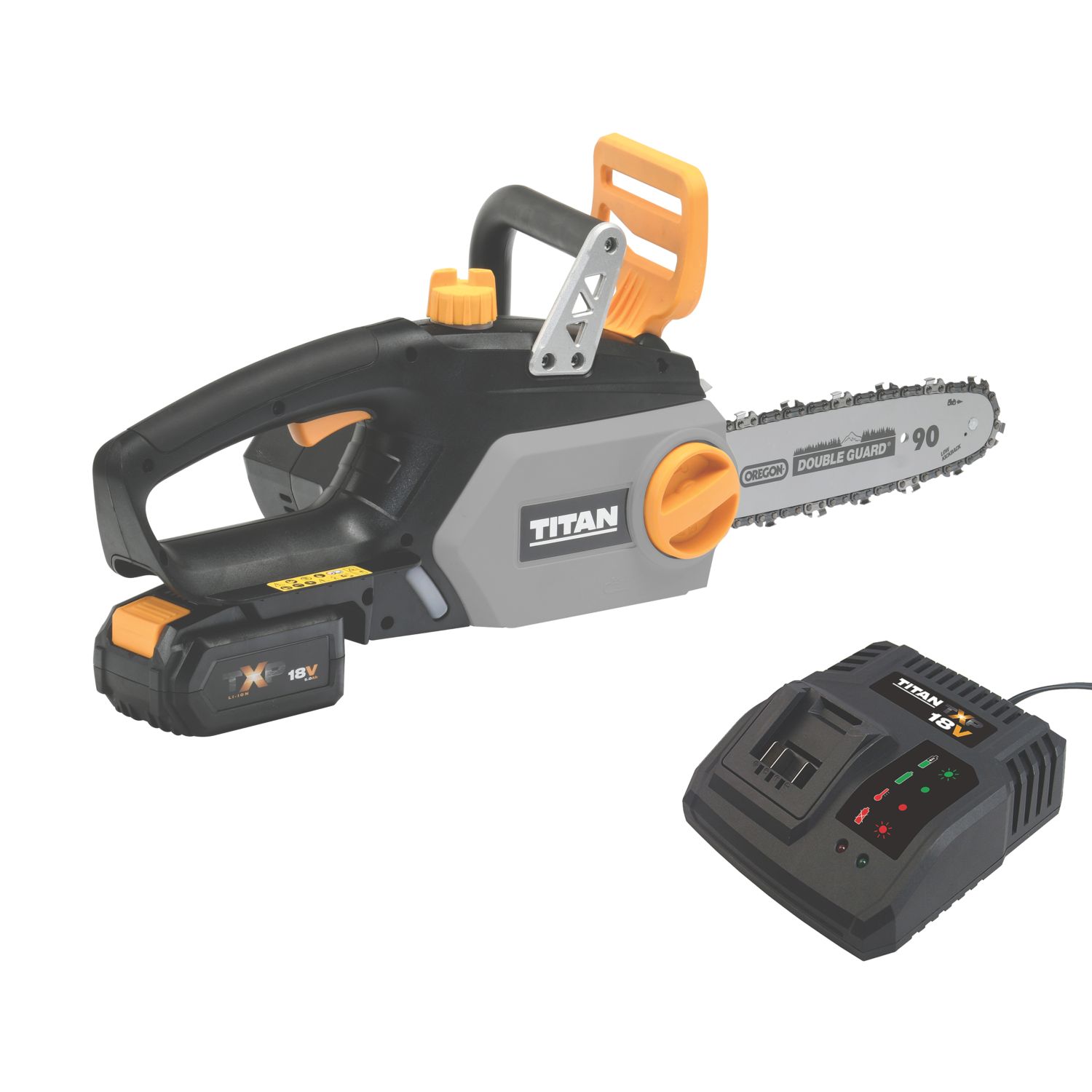 Titan TTI932CHN 18V 1 x 5.0Ah Li-Ion TXP Cordless 25cm Chainsaw (968XF)