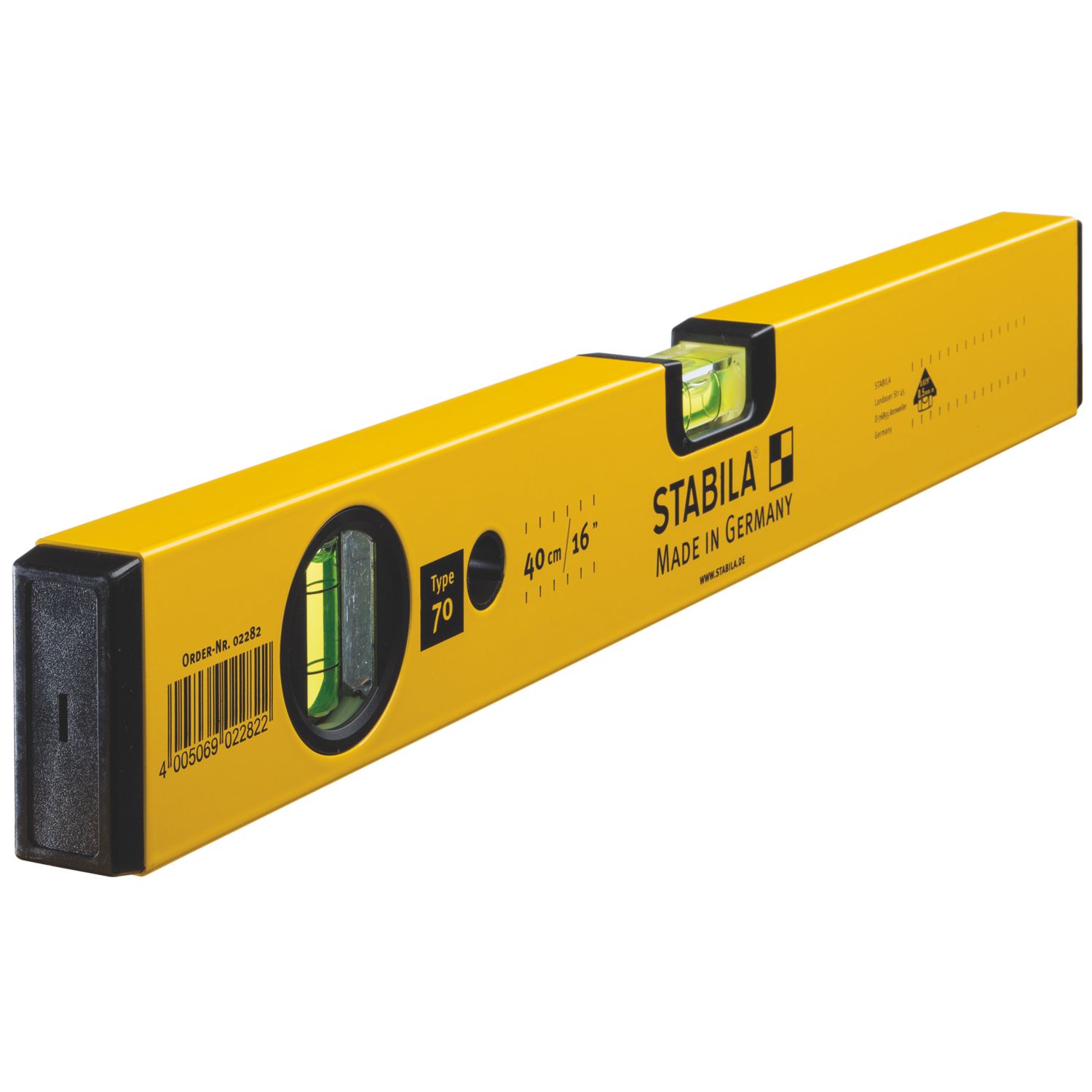 Stabila 70 Spirit Level 16" (40cm) (969RG)