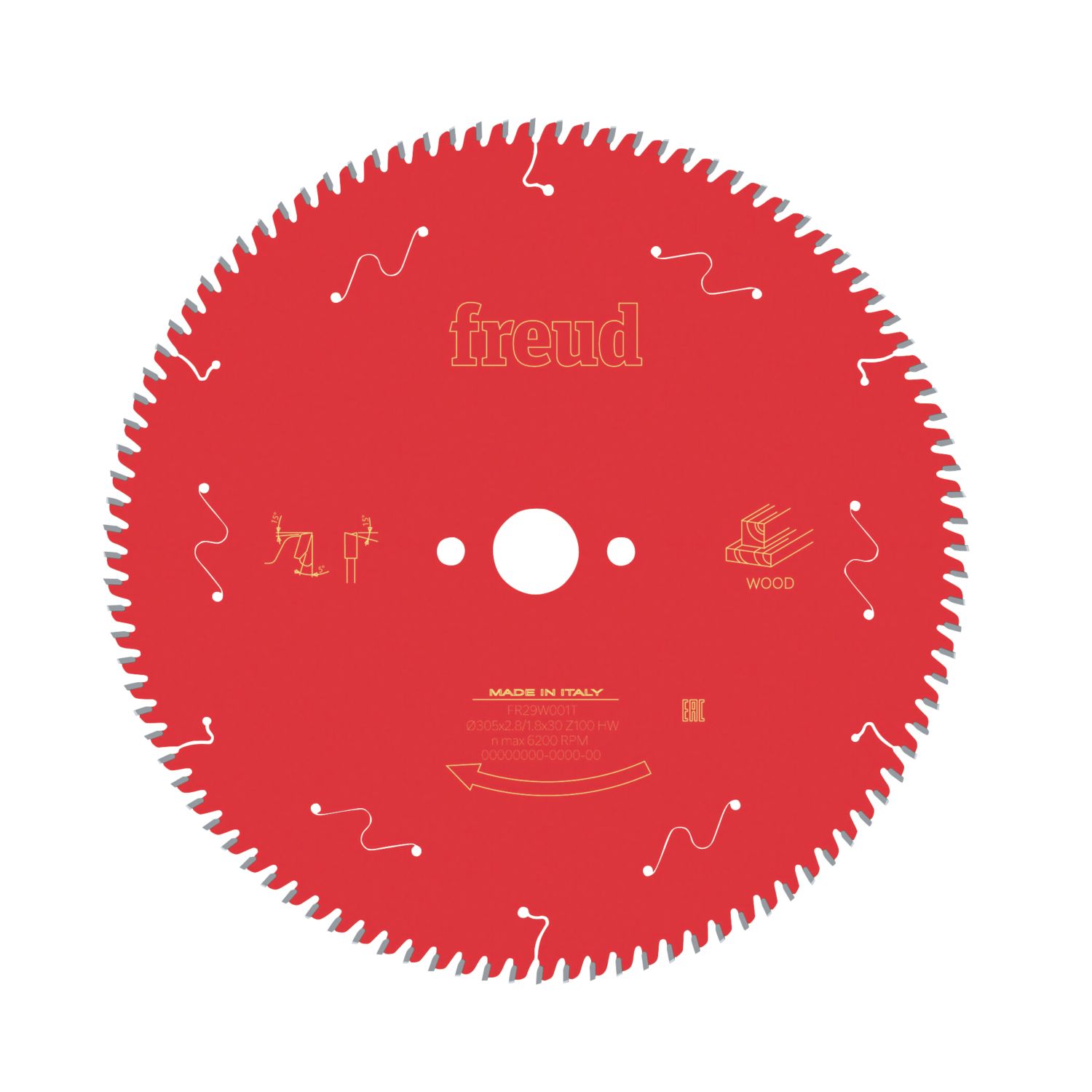 Freud Wood Table Saw Blade 305mm x 30mm 100T (970KJ)