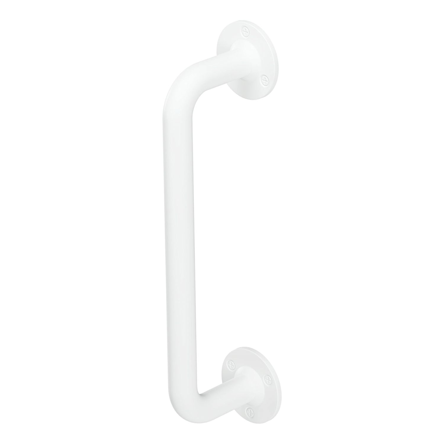 Rothley Angled Household Steel Grab Rail Matt White 305mm (970RG)