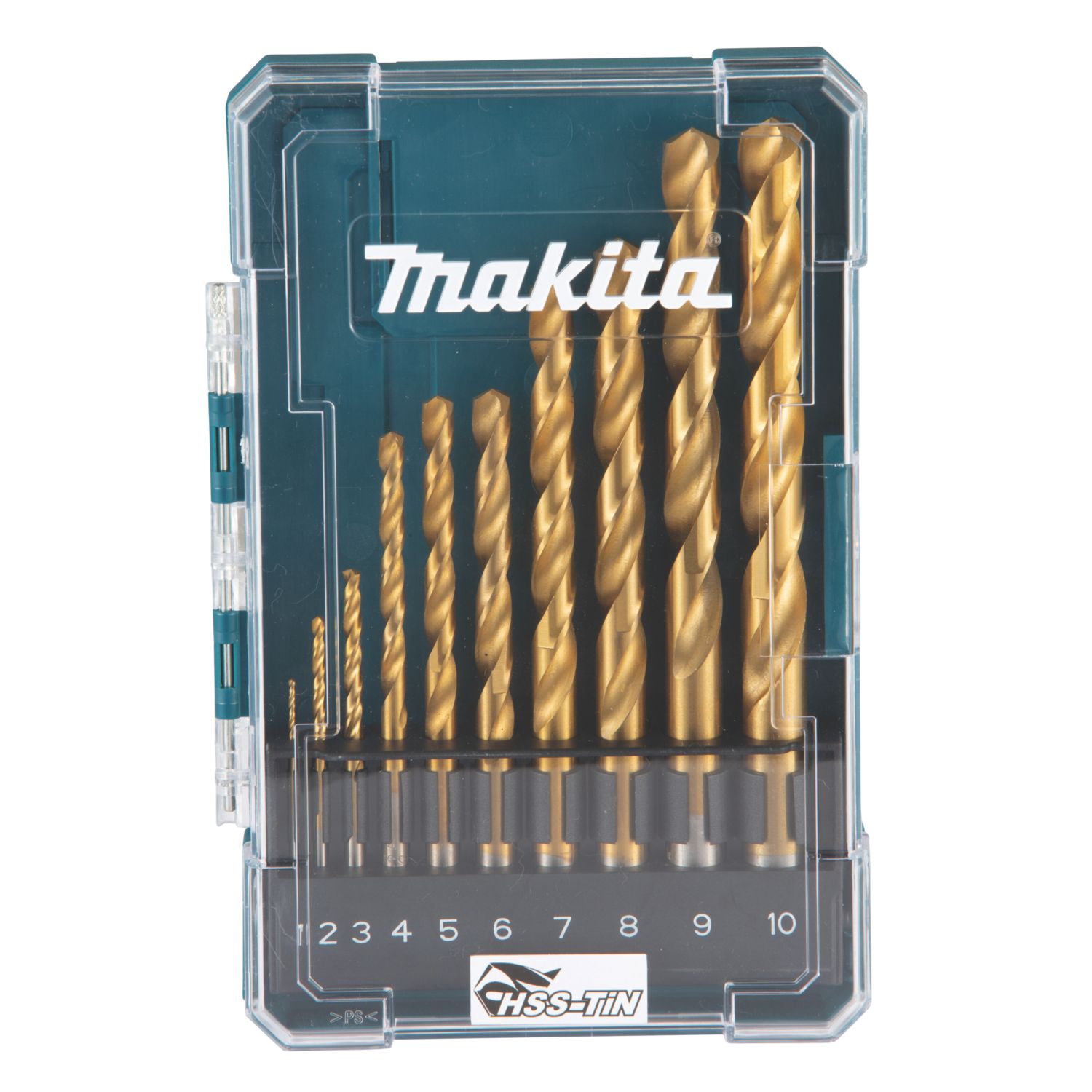 Makita Straight Shank Metal Drill Bit Eco Set 10 Pieces (970XP)