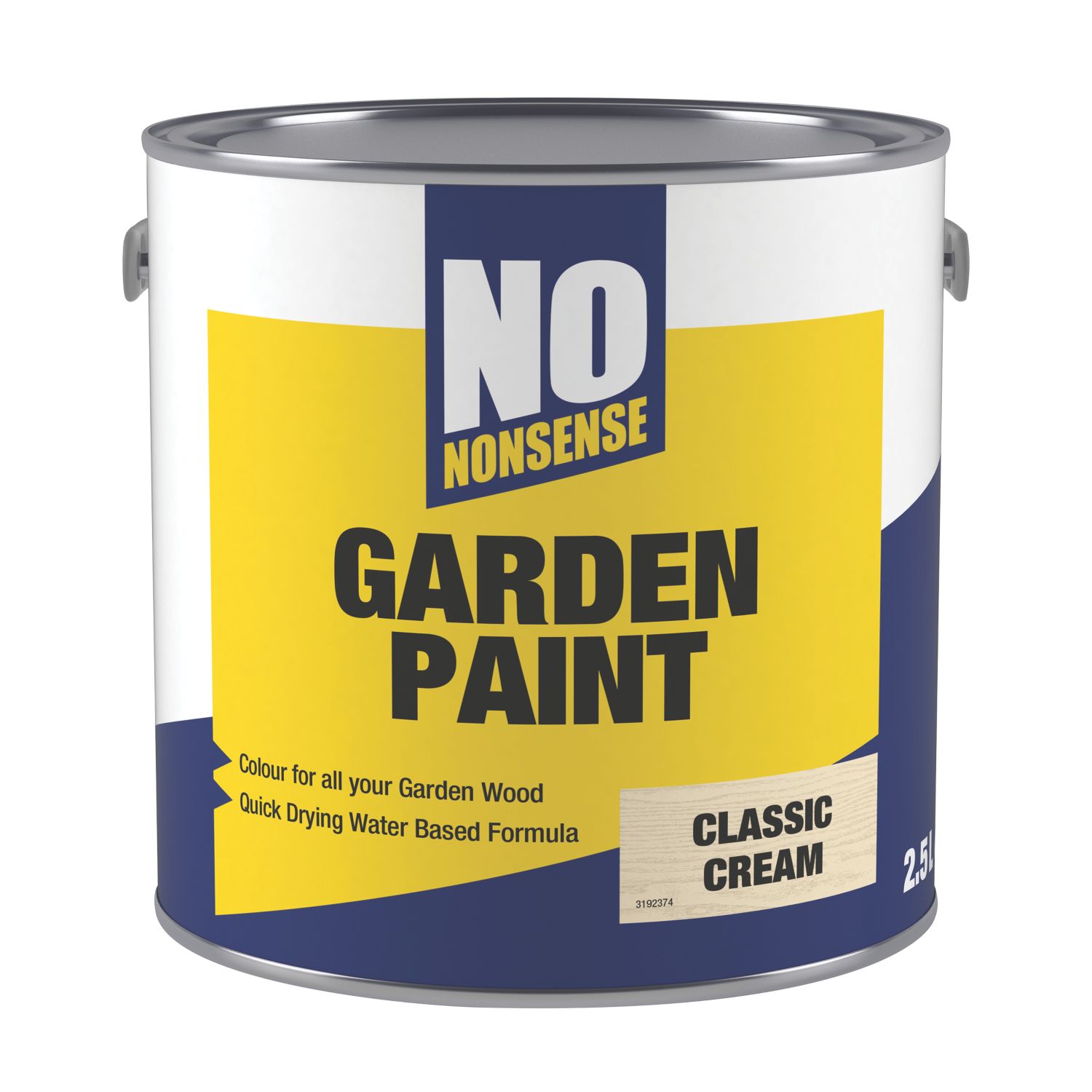 No Nonsense 2.5Ltr Classic Cream Matt (9714X)