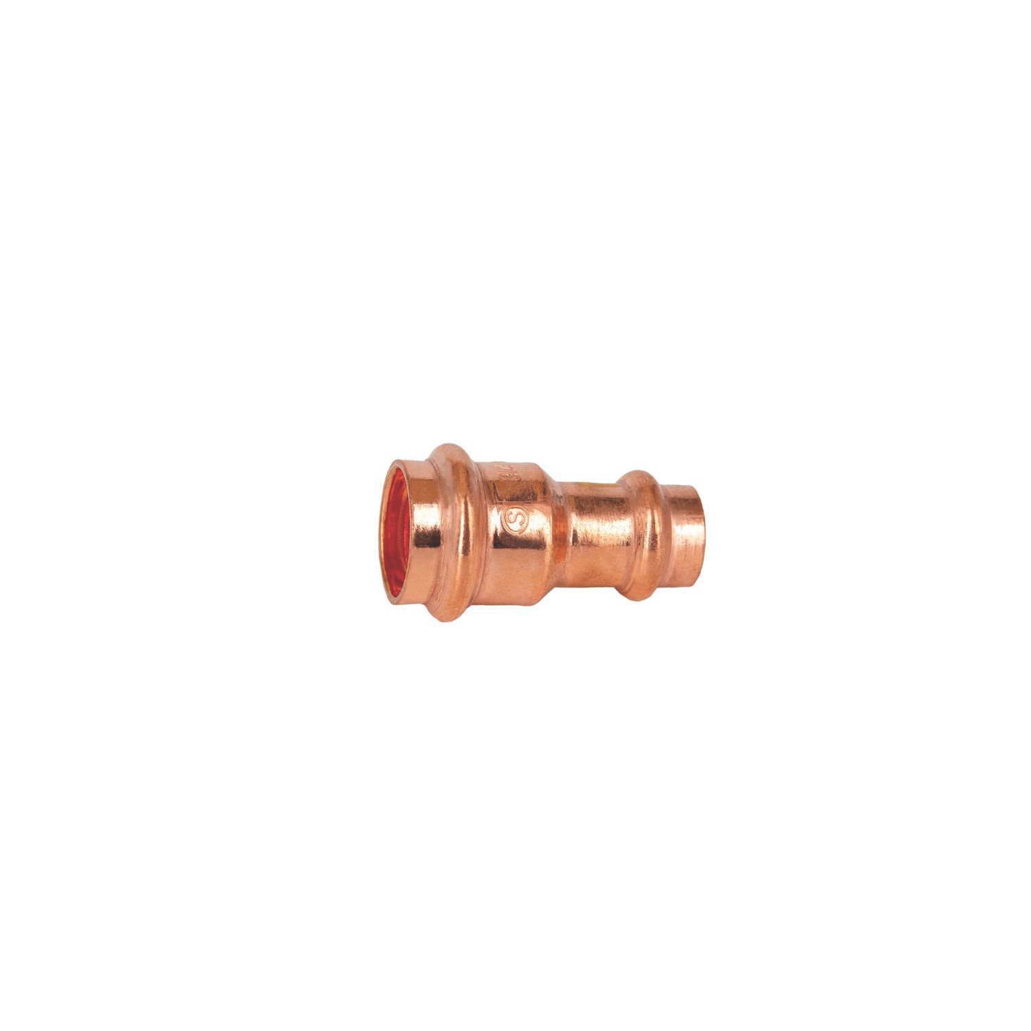 Instantor Copper Press-Fit Reducing Gas Coupler 3/4" x 1/2" (972CE)