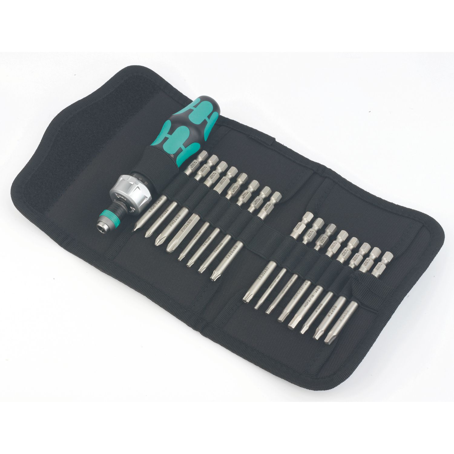 Wera Kraftform Kompakt 60 RA Imperial Interchangeable Screwdriver Set 17 Pieces (972FW)