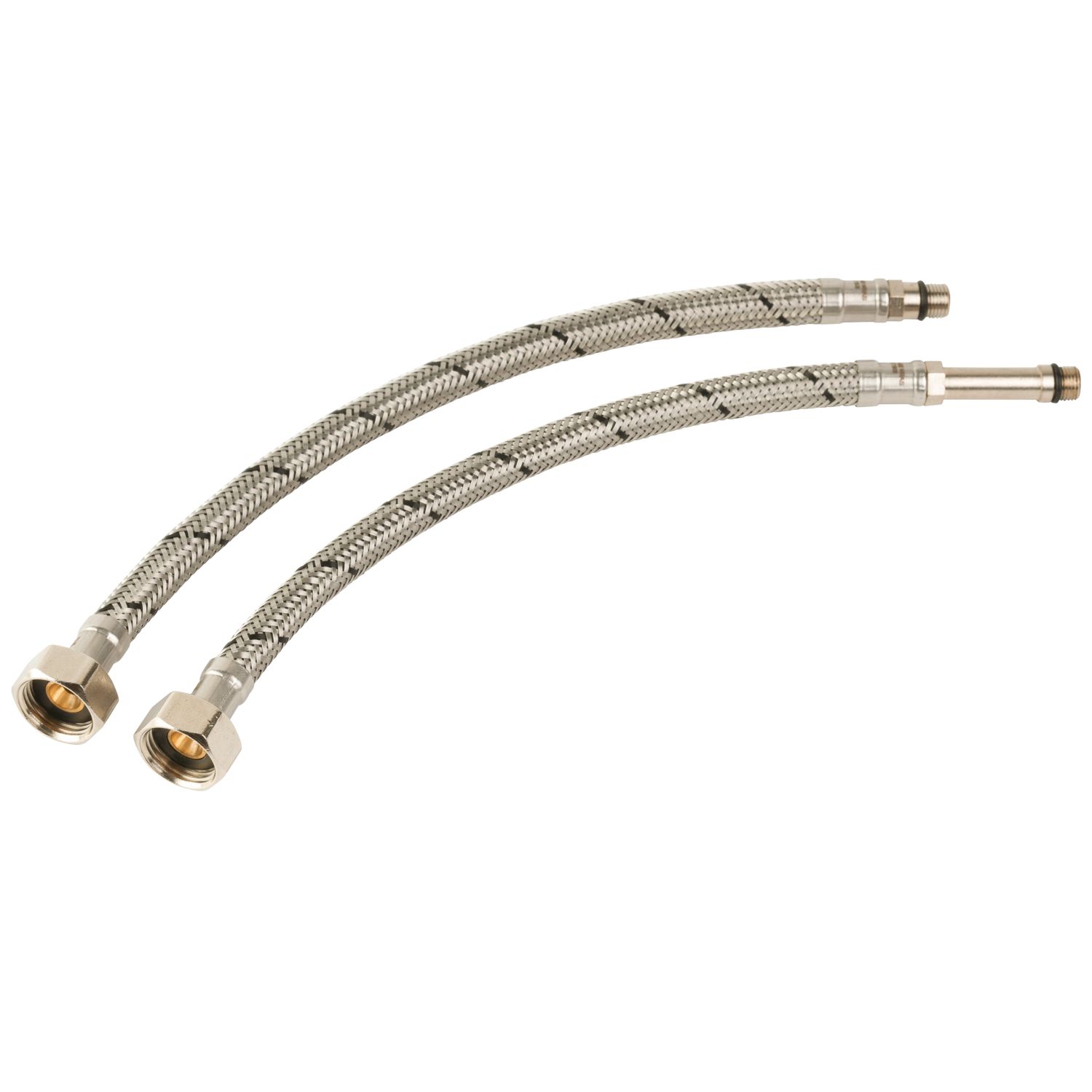 Midbrass Flexi Tap Connector 12mm x 1/2" x 300mm 2 Pack (972HK)