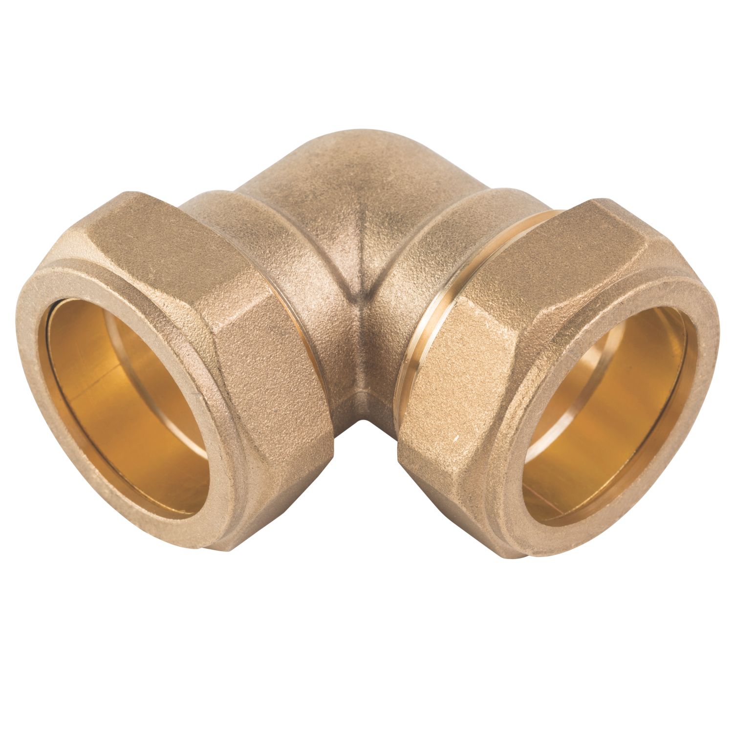 Midbrass Brass Compression Equal 90° Elbows 3/4" 2 Pack (972HP)