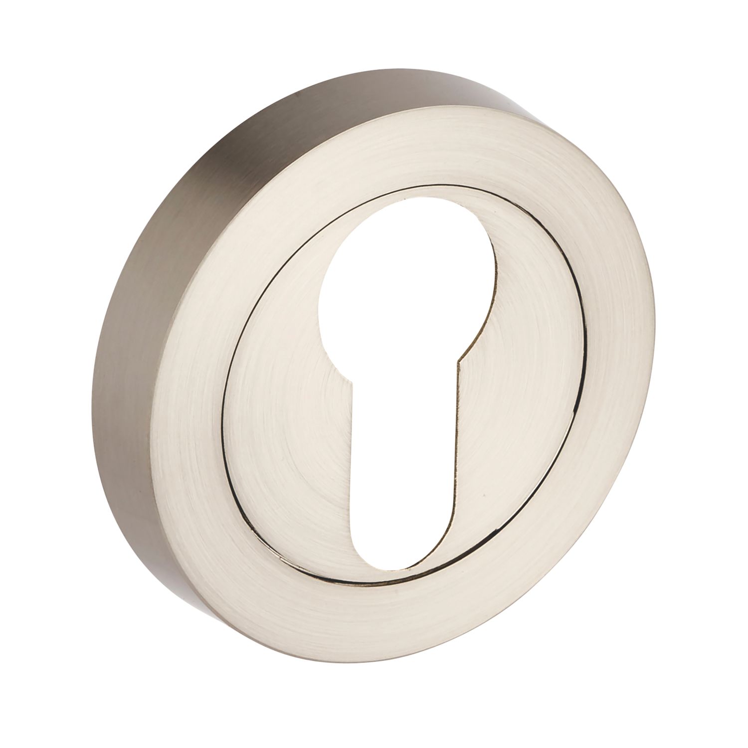 Smith & Locke Euro Escutcheon (Single) Brushed Nickel 50mm (972HY)