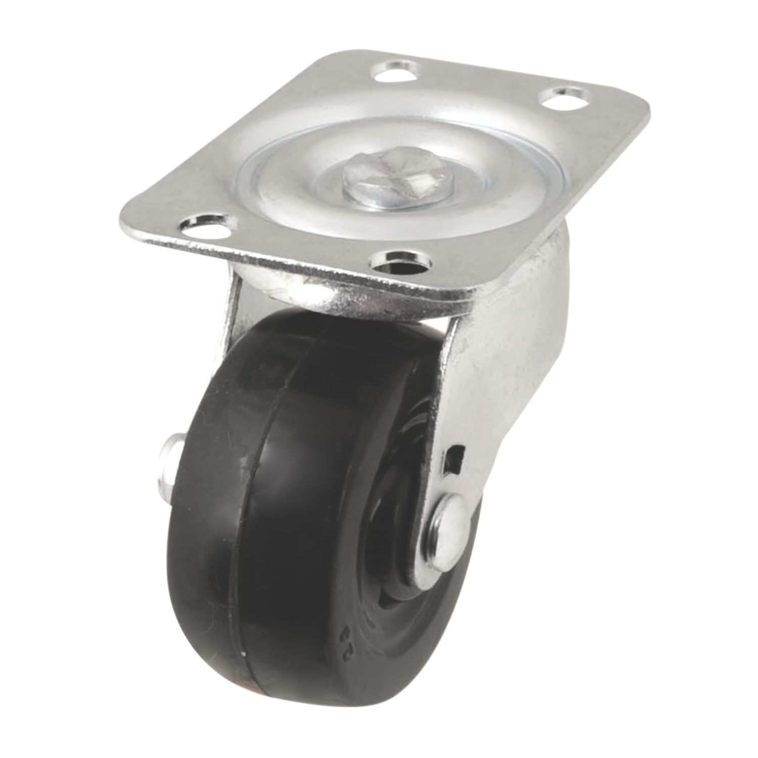 Essentials Heavy Duty Swivel Castors 50mm Black 4 Pack (972KH)