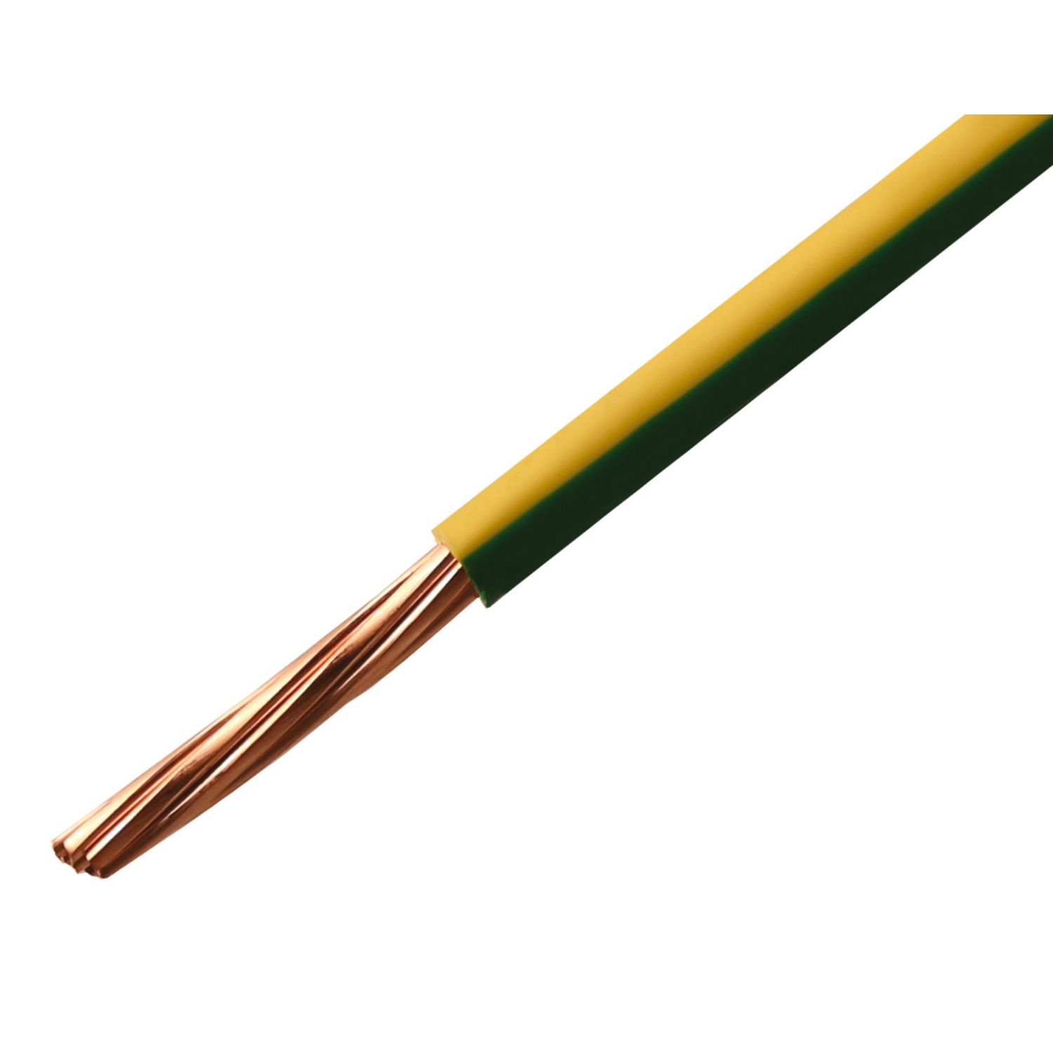 Time 6491B Green/Yellow 1-Core 10mm² Conduit Cable 25m Drum (972PF)