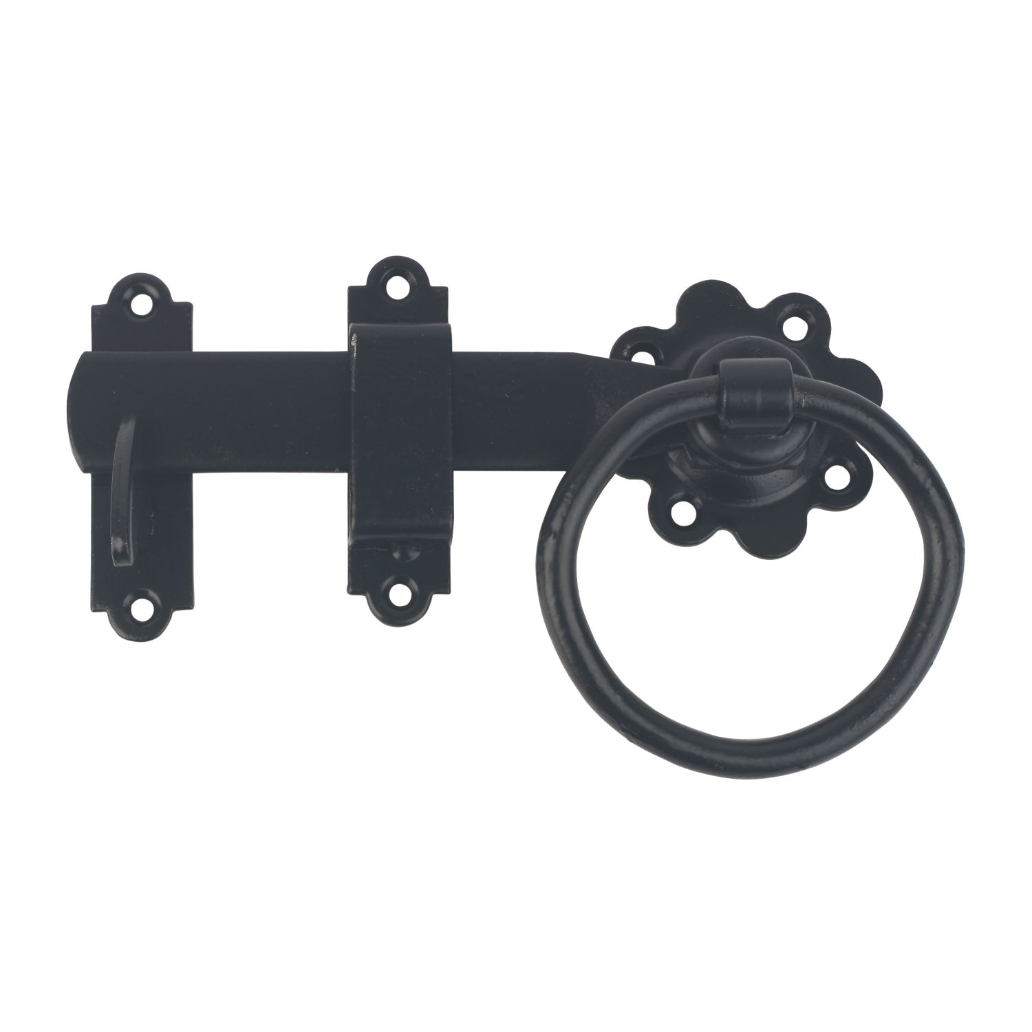 GateMate Ring Gate Latch Black 150mm (972YV)
