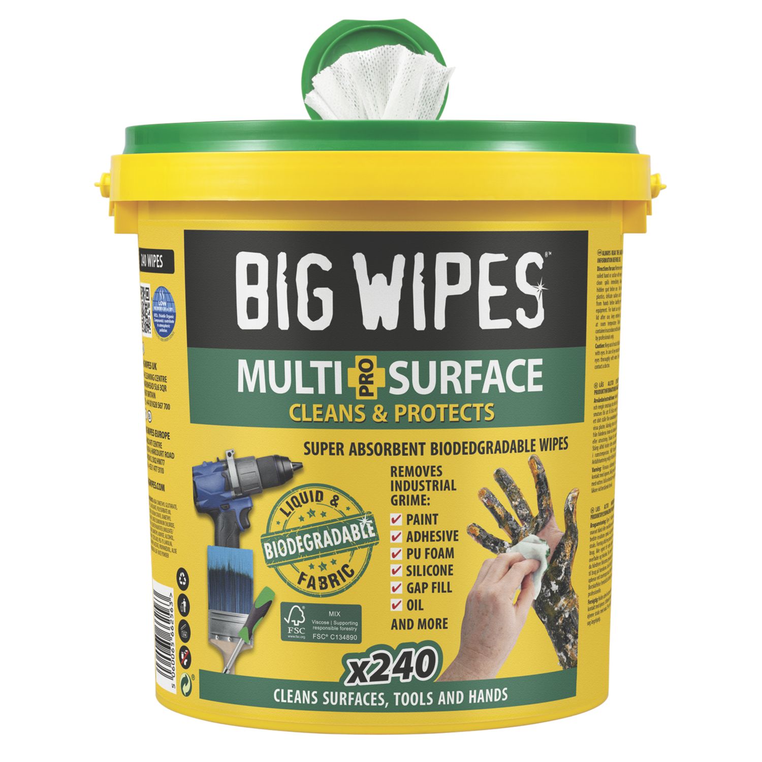 Big Wipes Multi-Surface Bio Wipes (977JF)