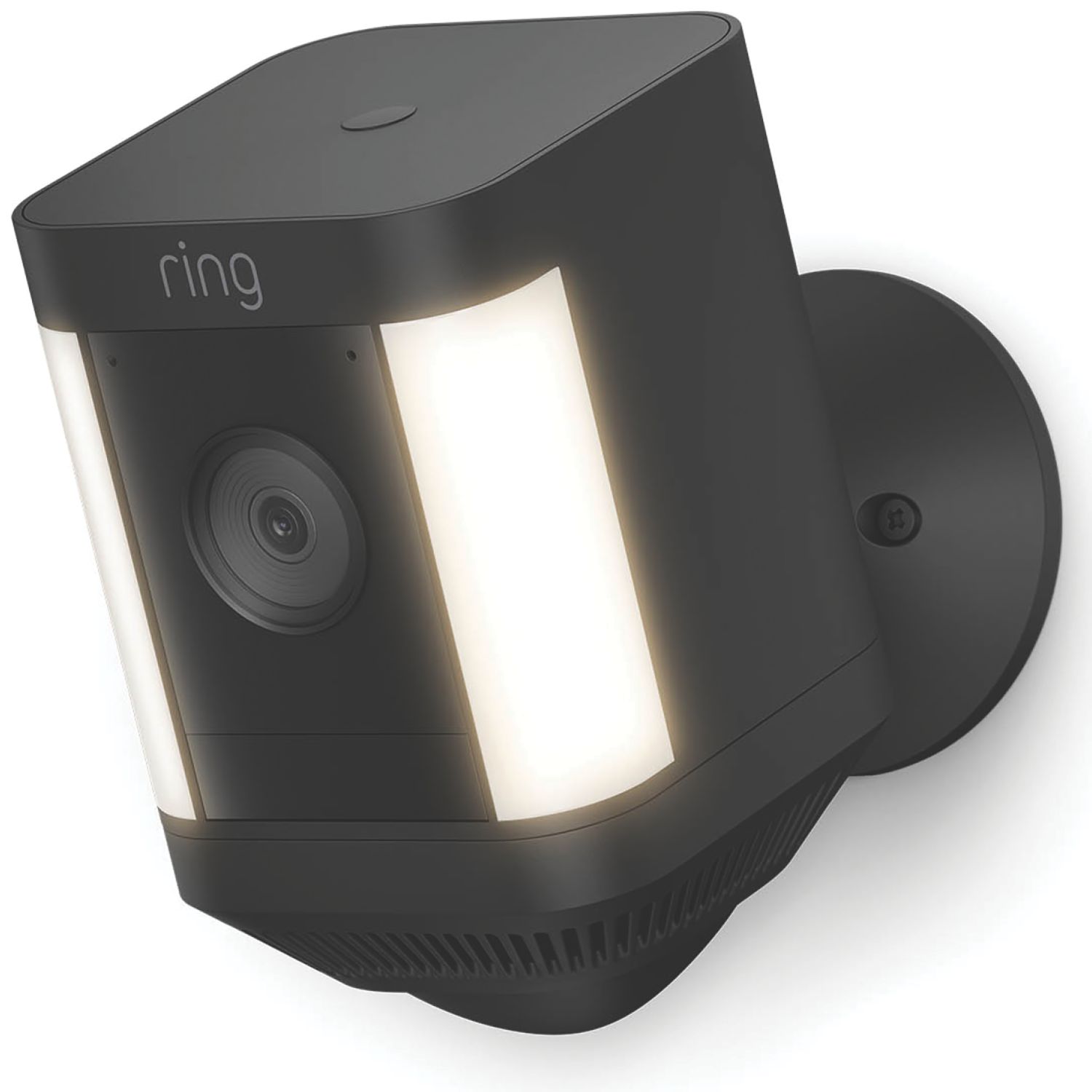 Ring Cam Plus Battery-Powered Black Wireless 1080p Outdoor Smart Camera with Spotlight & PIR Sensor (978HE)
