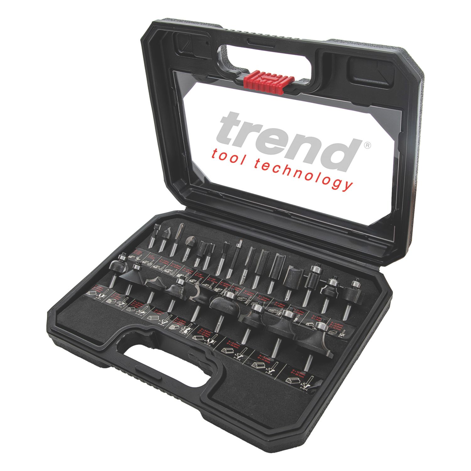 Trend 1/4" Shank Router Cutter Starter Set 24 Pcs (978PX)