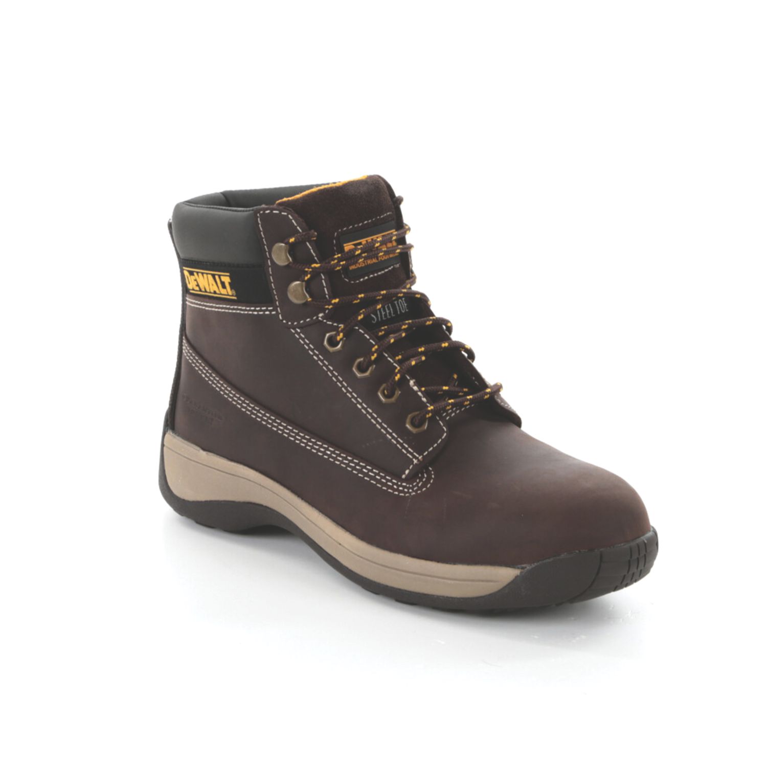 DEWALT Apprentice Size 9 Brown Water-Resistant Steel Toe Cap Safety Boots (97971)