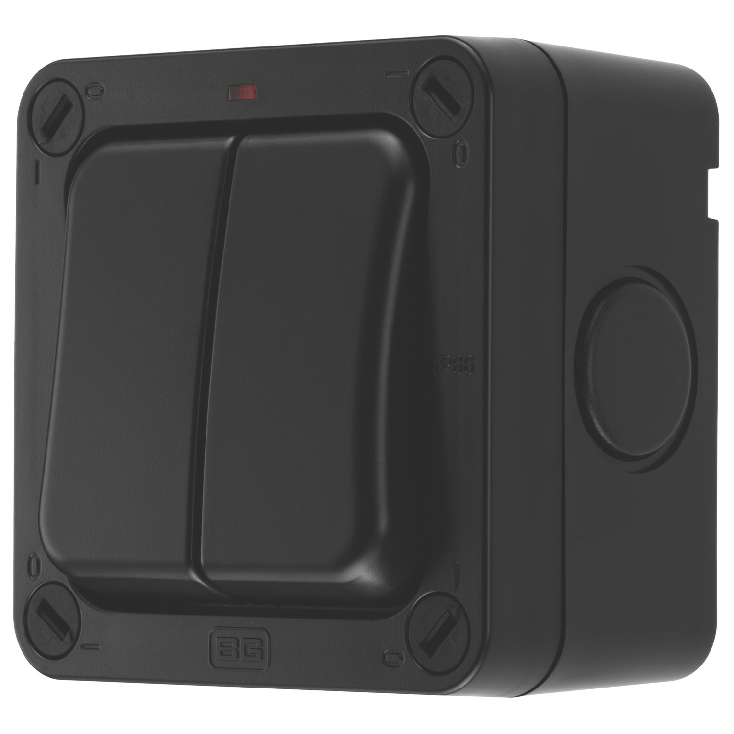 British General IP66 20A 2-Gang 2-Way Weatherproof Outdoor Switch with LED (981CH)