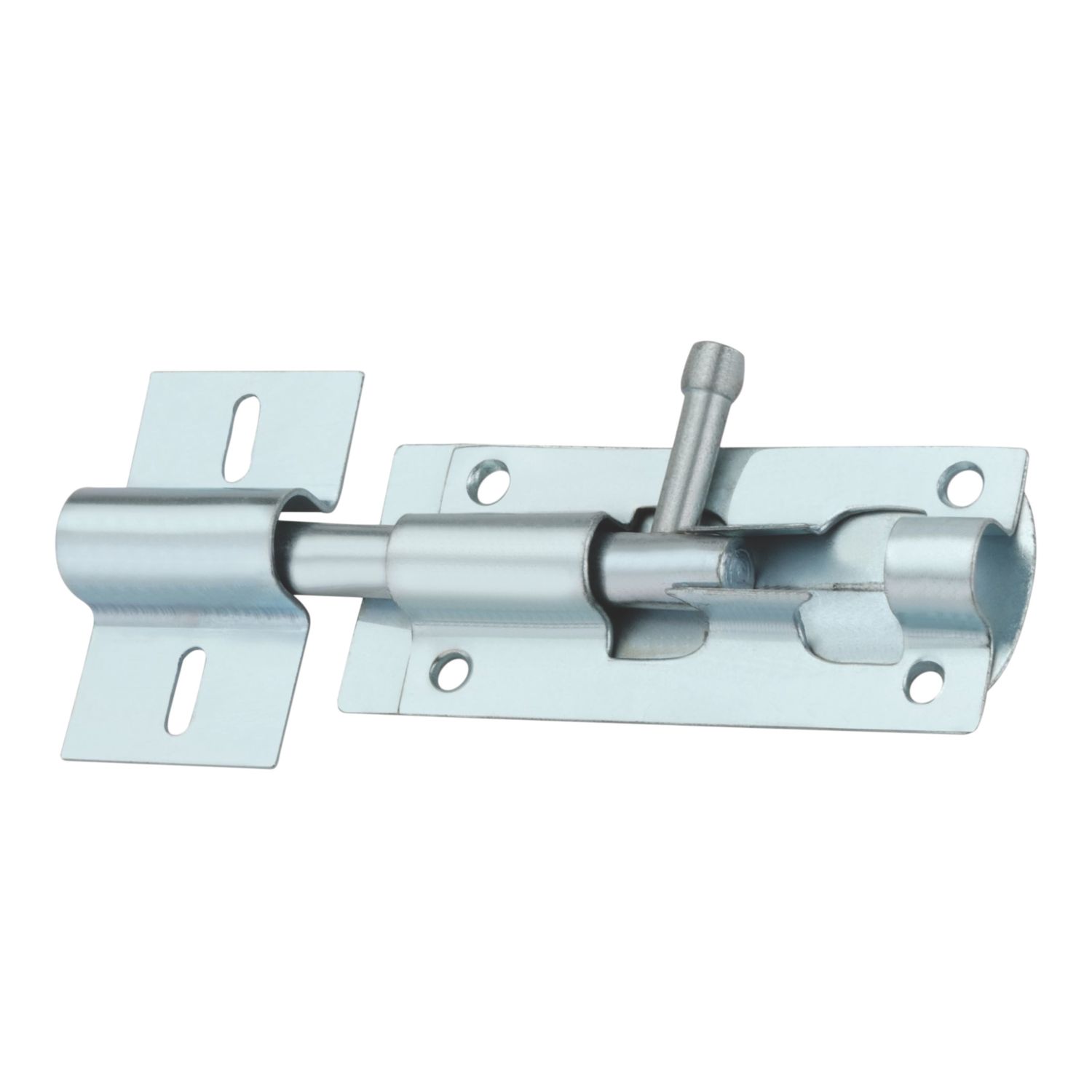 Smith & Locke Adjustable Barrel Gate Bolt Silver 76mm (982VE)