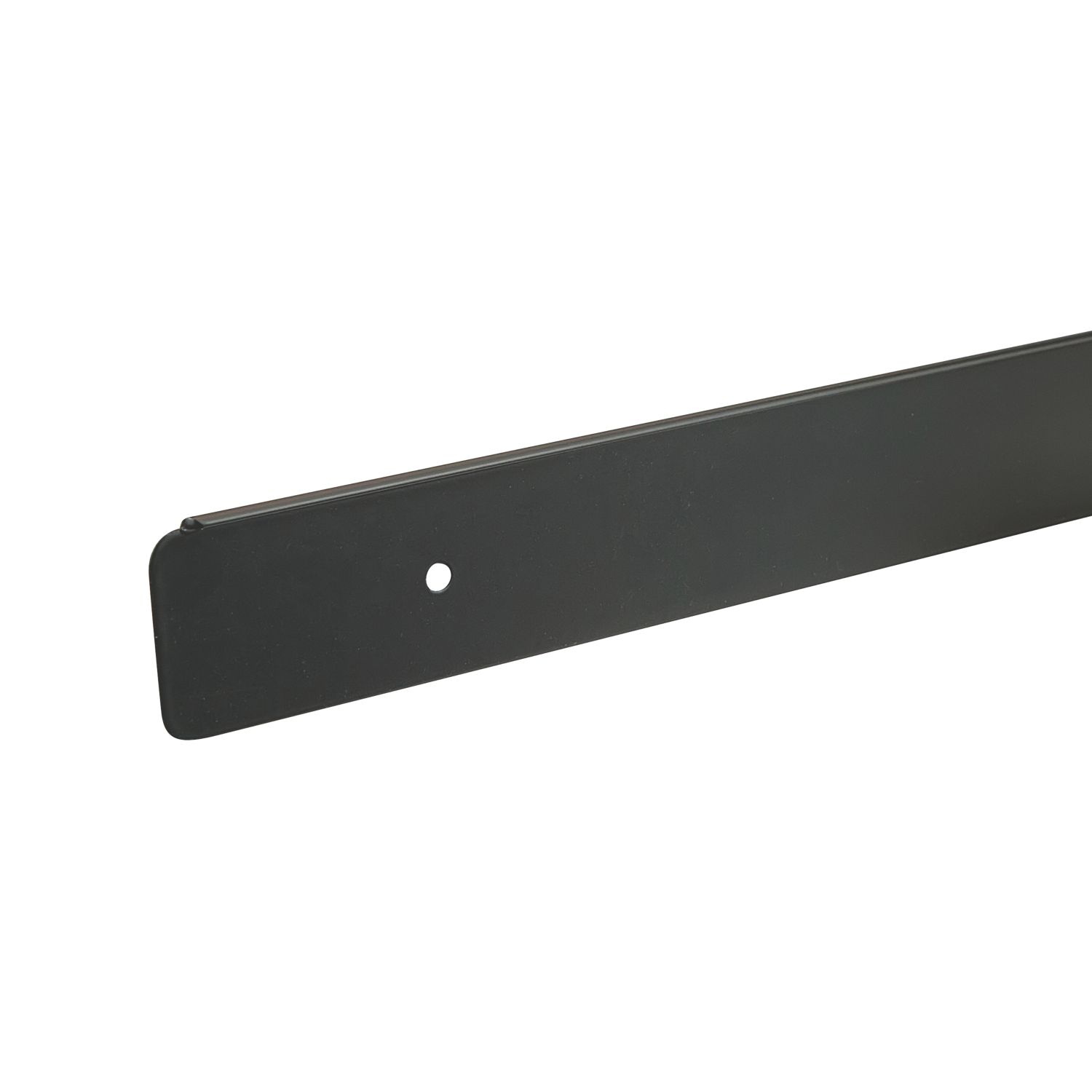 Unika Worktop Edging End Cap Matt Black 630mm x 30mm (983HG)