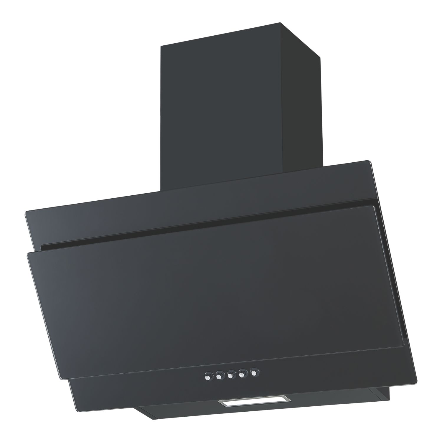 Essentials Angled Glass Hood Black 600mm (983VK)