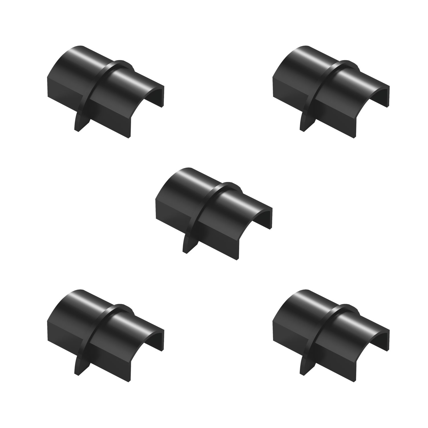 D-Line Trunking Connectors 20mm x 10mm 5 Pack (984RA)