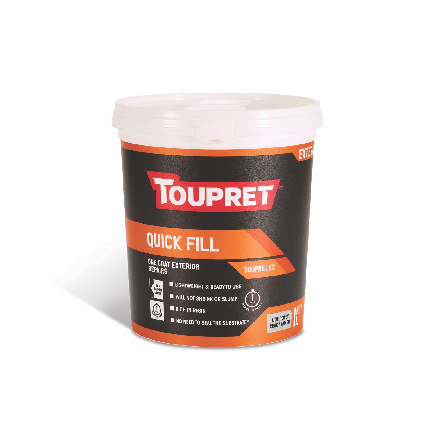 Toupret Exterior Quick Fill 1Ltr (986HE)