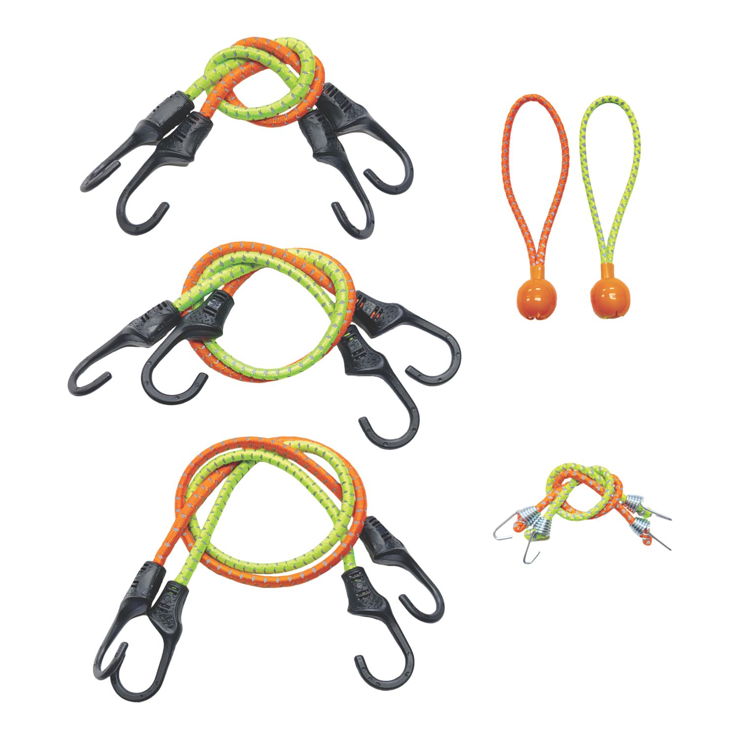 Smith & Locke Bungee Cord Set 10 Pieces (987VE)