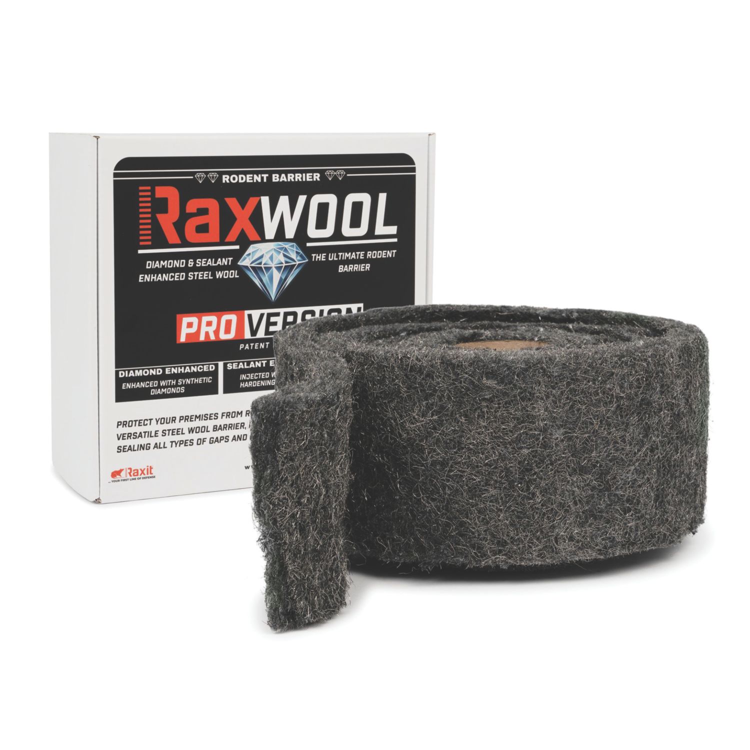 Metex RaxWool Pro Rodent Pest Barrier 3m x 100mm (987YM)