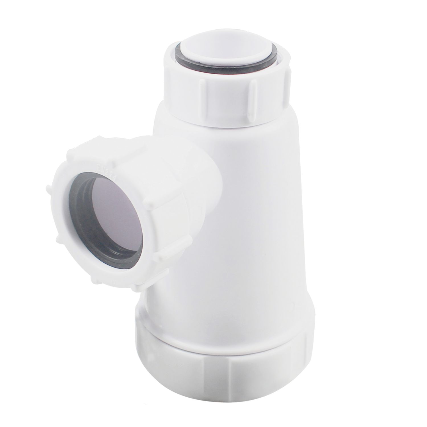 Flomasta Round Bottle Trap White 32mm (988JN)