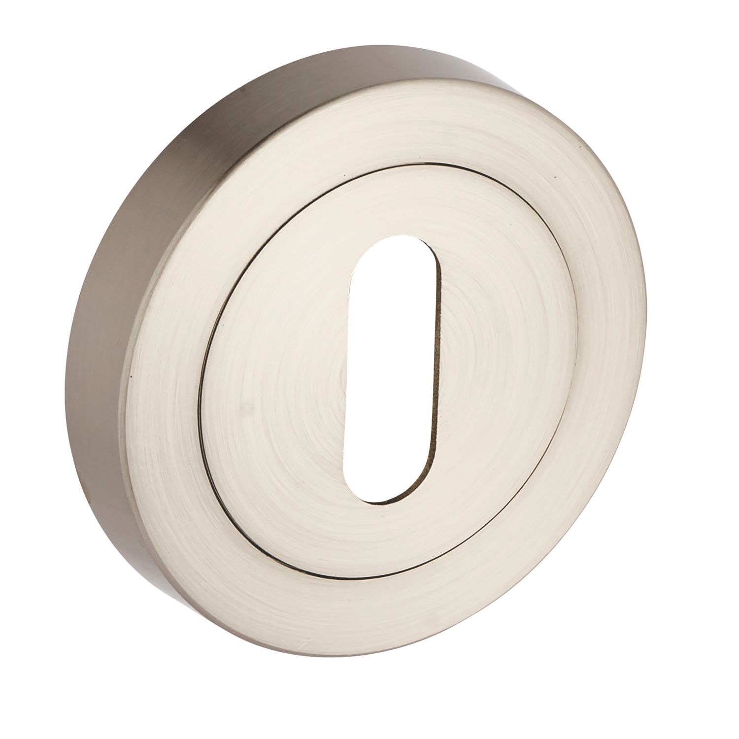 Smith & Locke Standard Escutcheon (Single) Brushed Nickel 50mm (989HY)