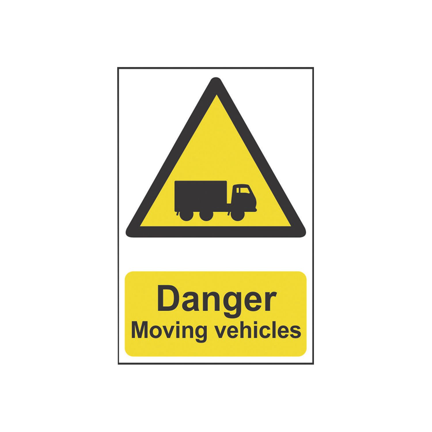 Essentials 'Danger Moving Vehicles' Sign 420mm x 297mm (989PX)