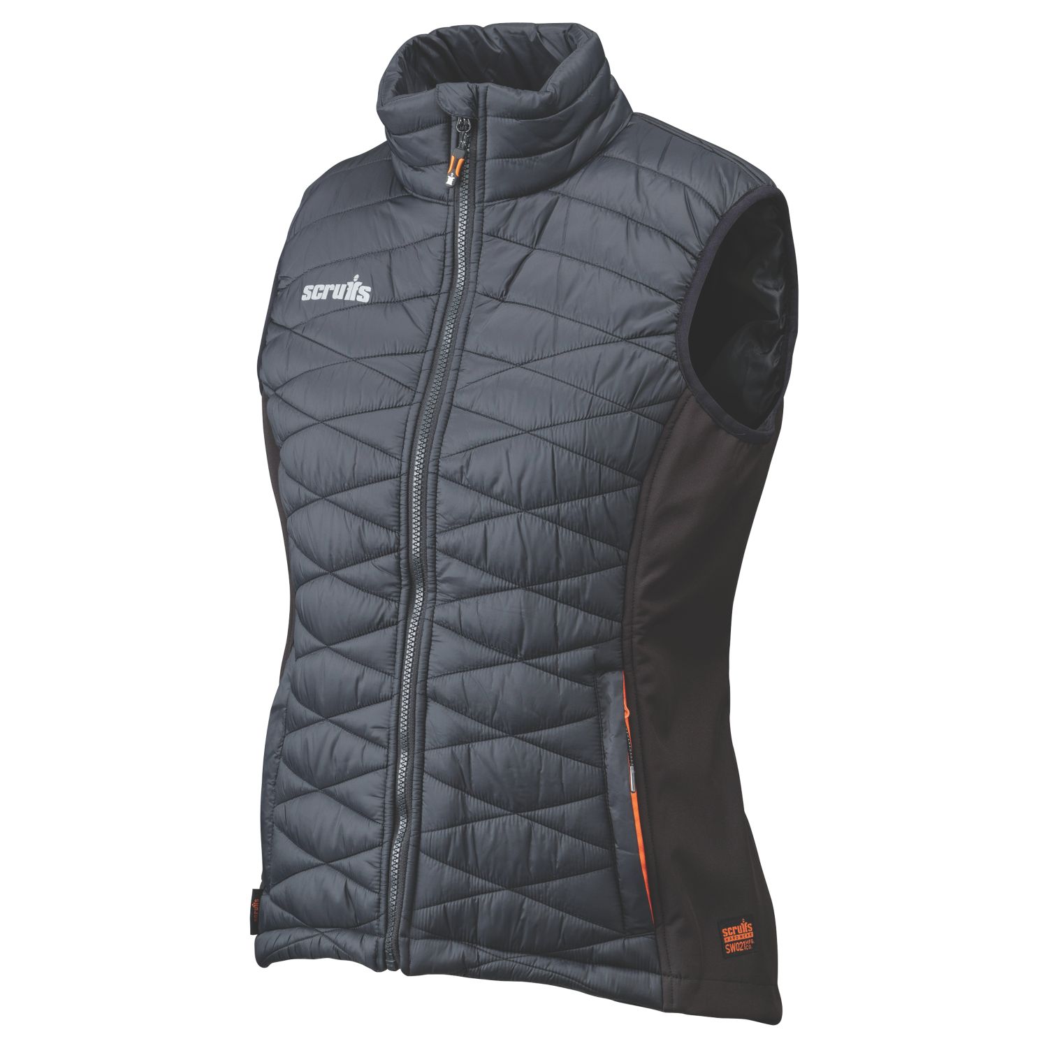 Scruffs Trade Womens Work Body Warmer Black Size 12 (990VG)