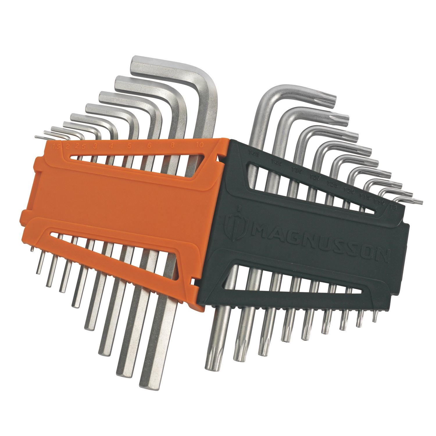 Magnusson Metric & TX Hex Keys 18 Pcs (9914V)