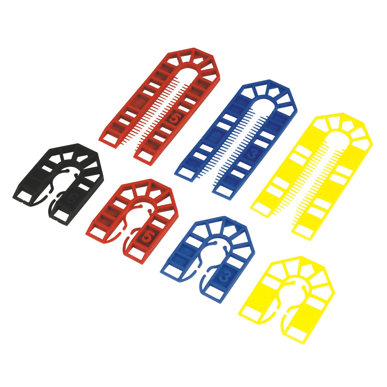 Broadfix Assorted Plastic Shims Medium 100 Pcs (99189)