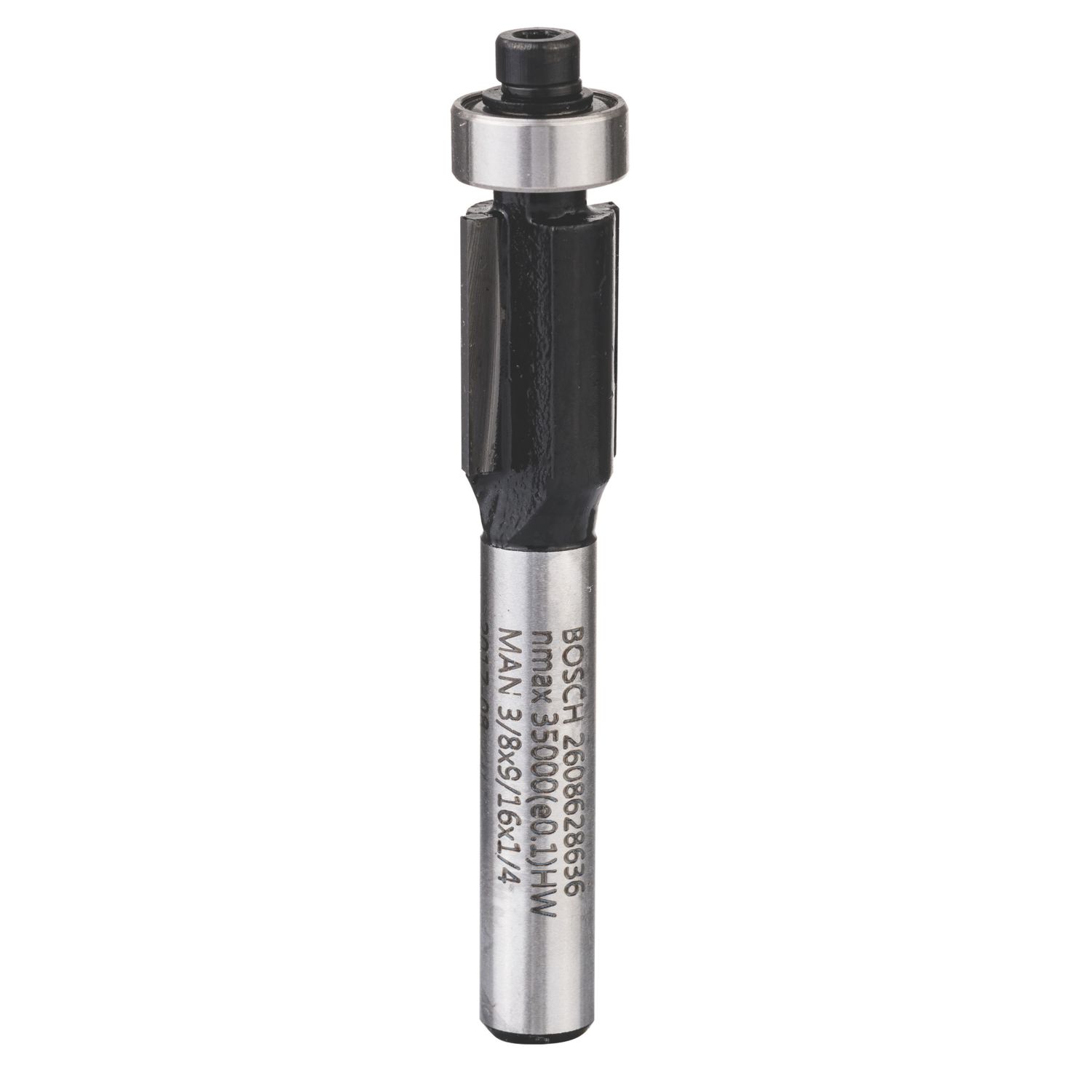 Bosch Standard for Wood 1/4" Straight Laminate Trim Bit 9.5mm x 13.7mm (994FW)