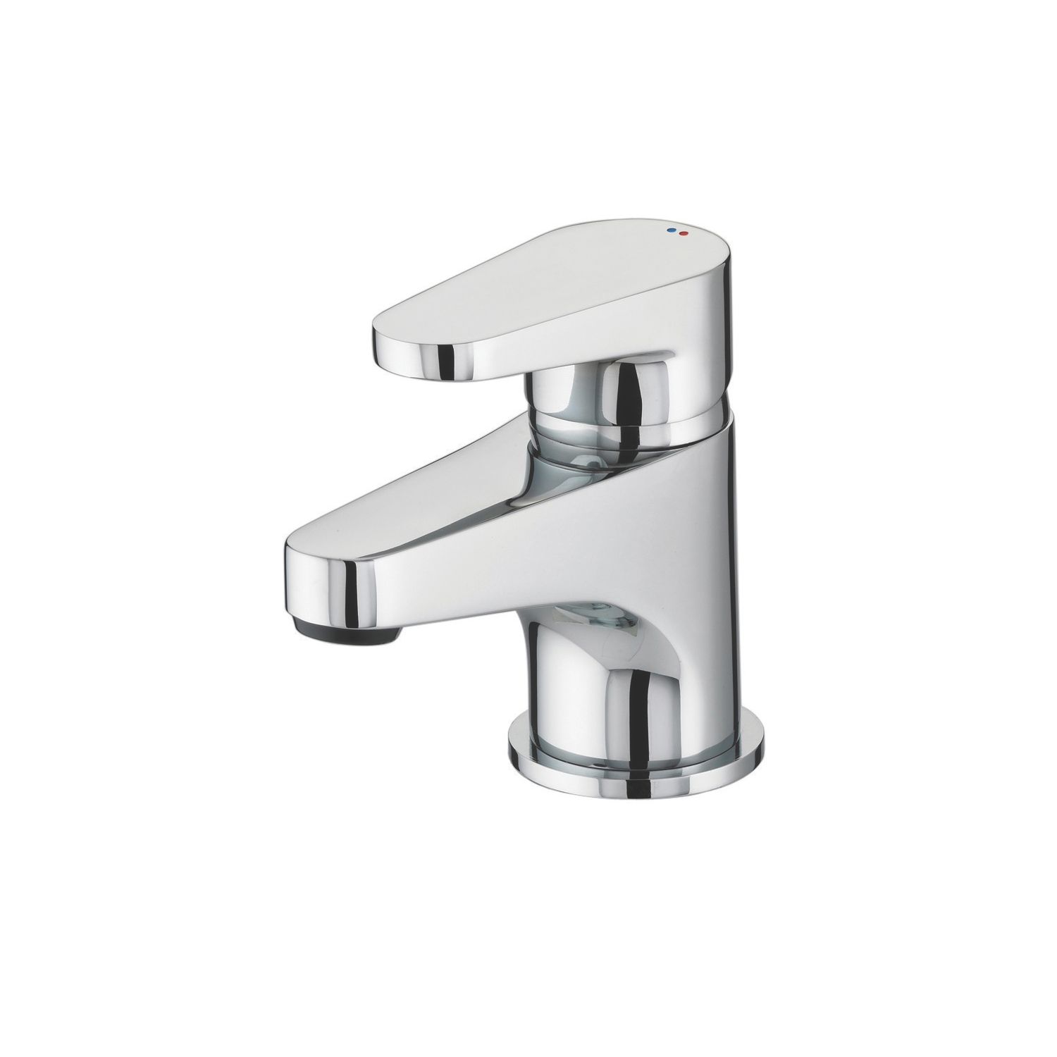 Bristan Quest Chrome 115mm Cloakroom Lever Mono Basin Mixer Tap With Clicker Waste (99592)
