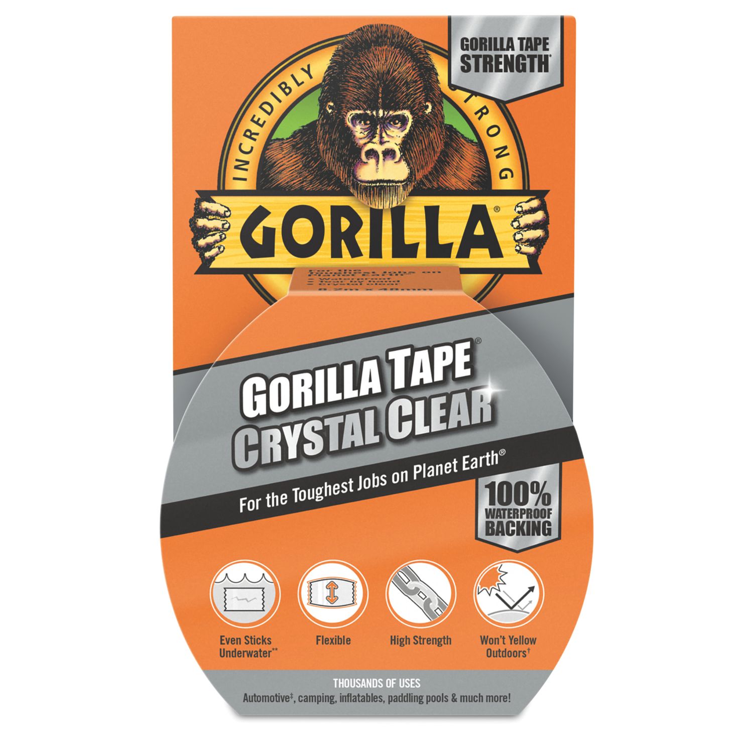 Gorilla Glue Tape Crystal Clear 8.2m x 48mm (995AJ)