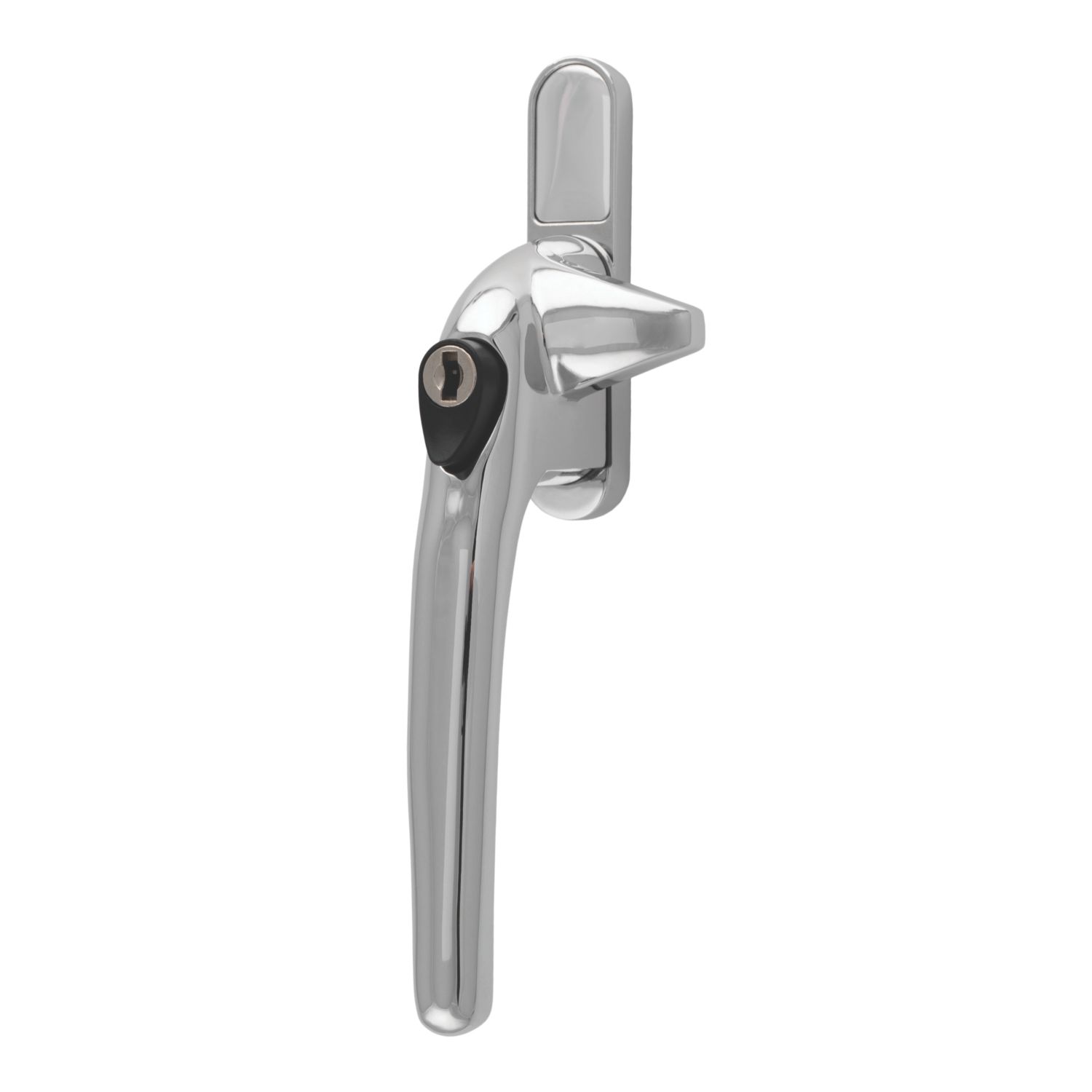 Smith & Locke Left-Handed Cockspur Window Handle Polished Chrome (996CH)