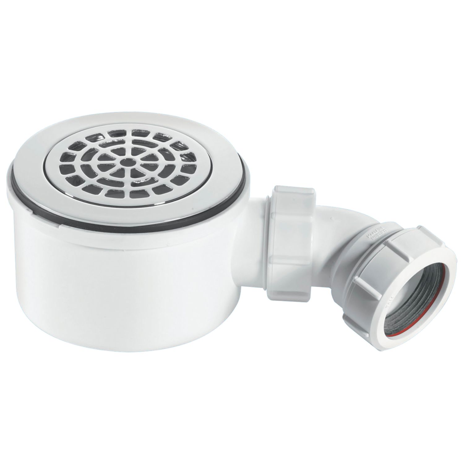 McAlpine Shower Trap with 1 1/2" Outlet Chrome 90mm (996JJ)