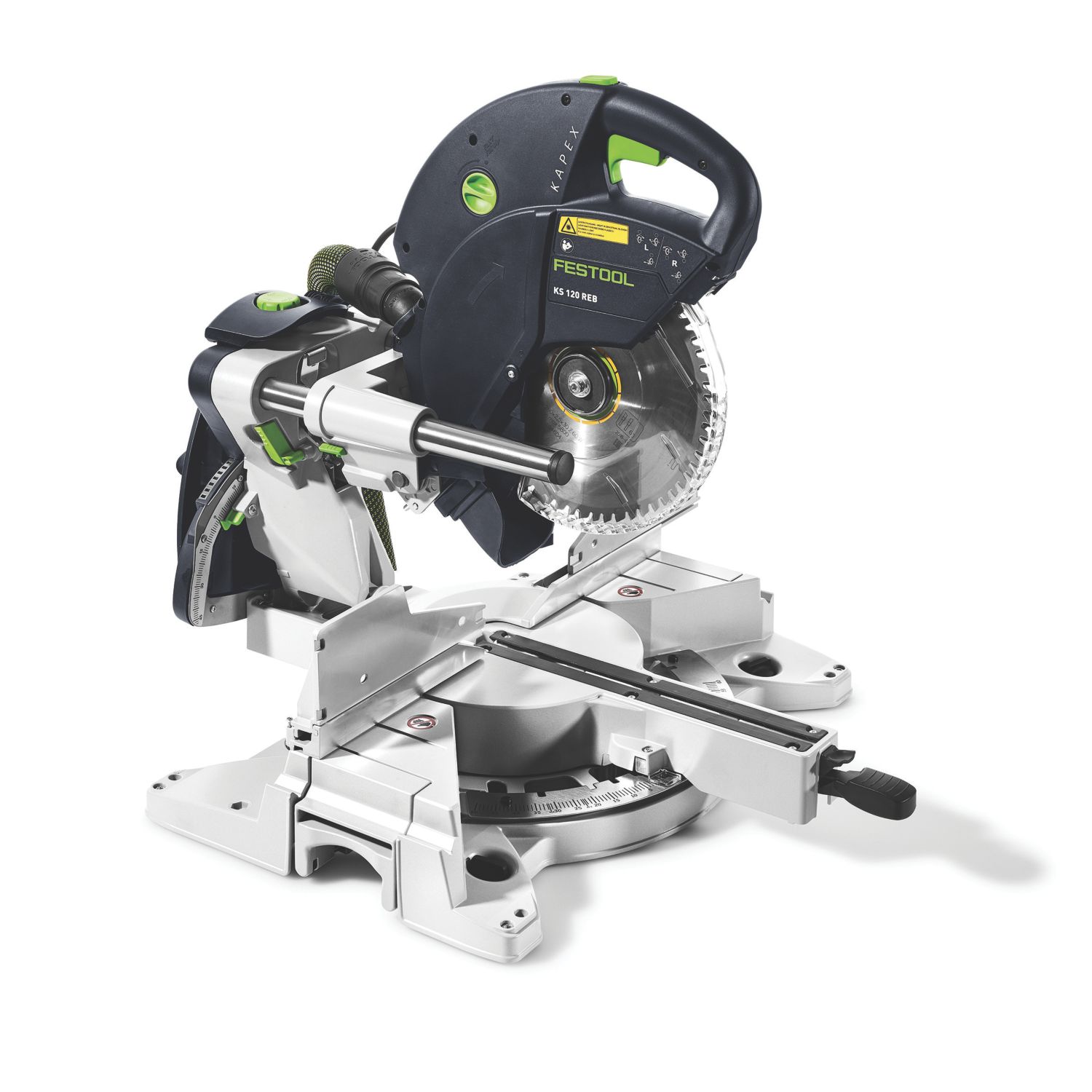 Festool KS 120 REB GB 260mm Electric Double-Bevel Sliding Compound Mitre Saw 240V (997GX)
