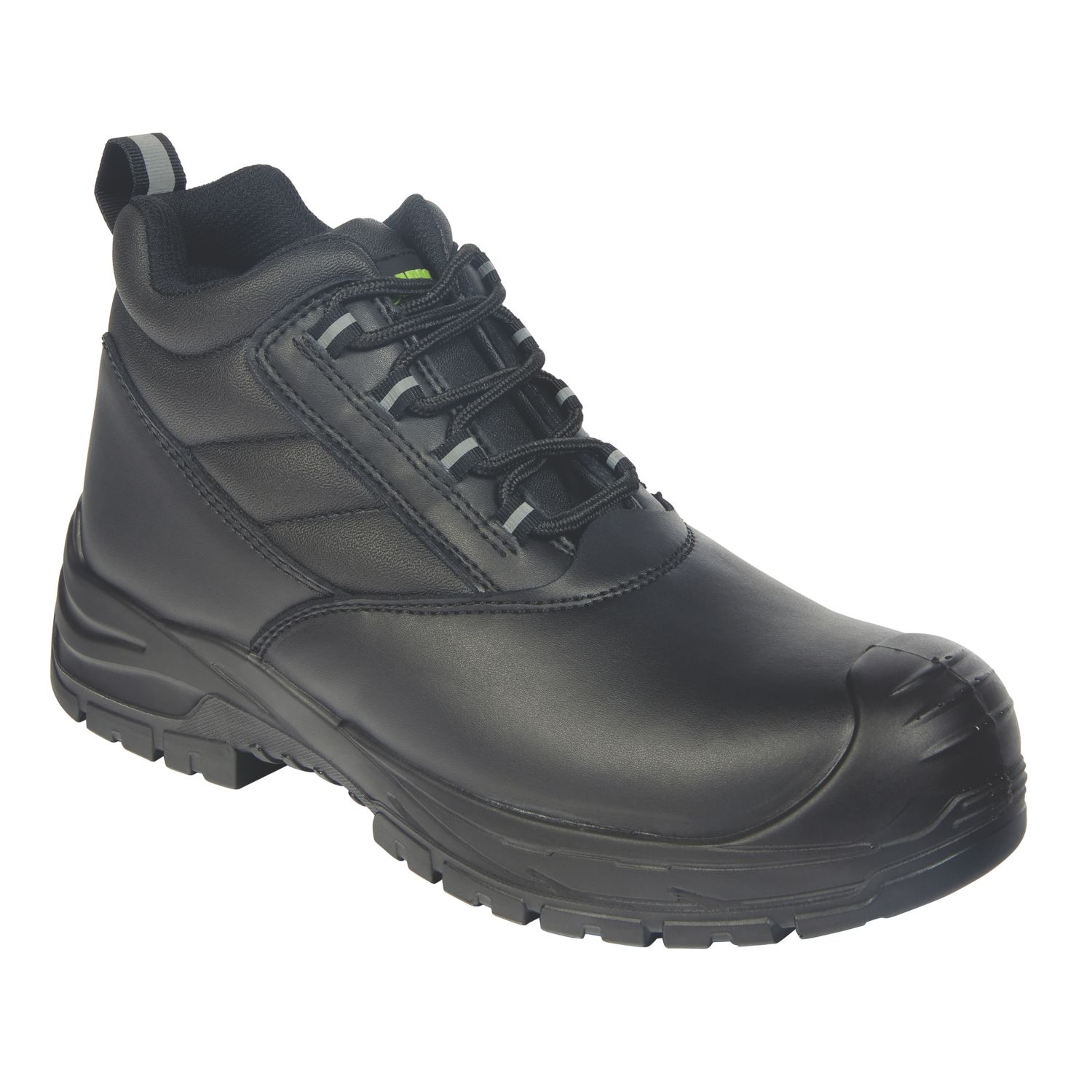 Apache Hamilton Size 14 Black Water-Resistant Safety Boots (997RL)