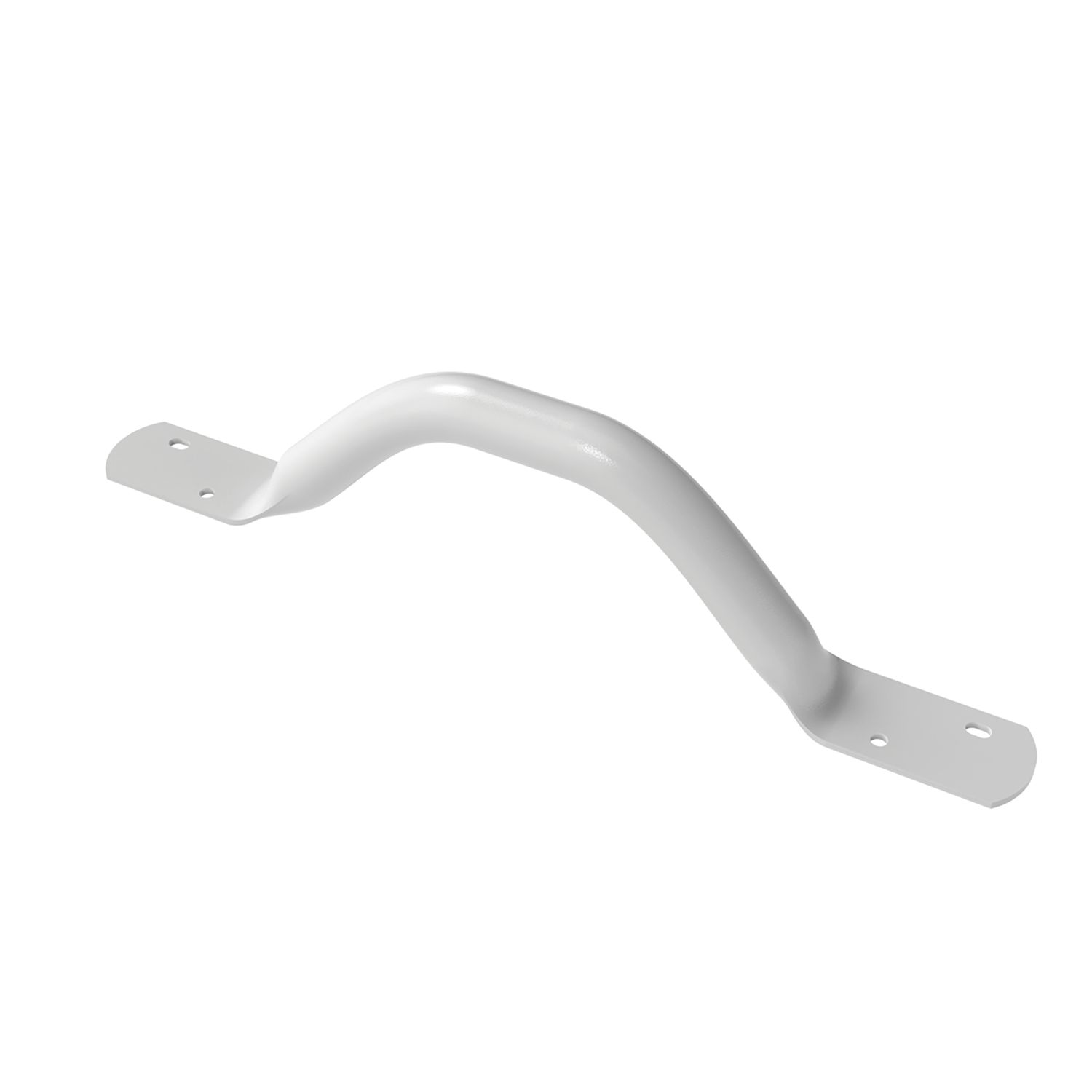 Nymas NymaPRO Straight Household Flat End Steel Grab Rail White 305mm (998JM)
