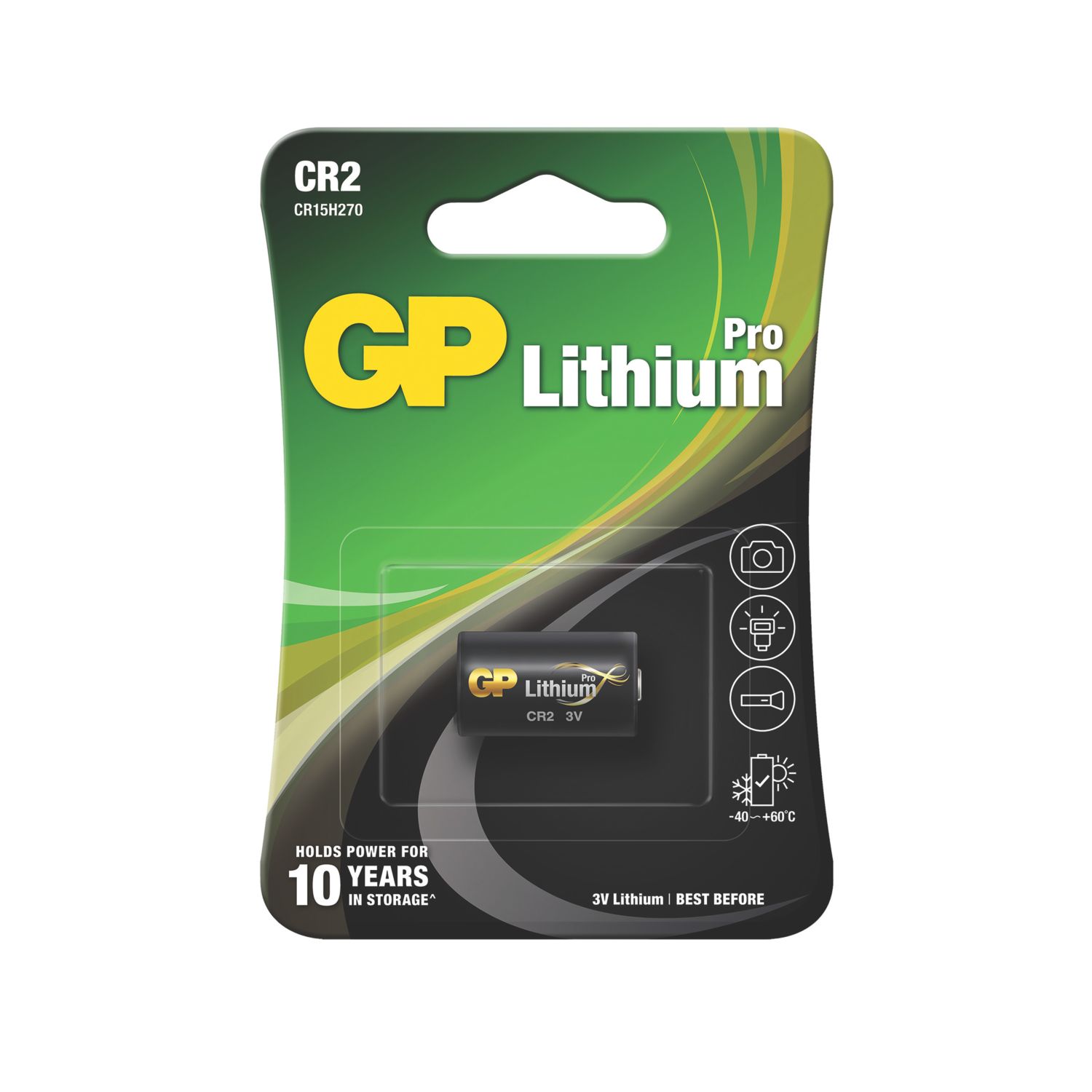 GP Batteries Pro CR2 3V Lithium Battery (998RM)