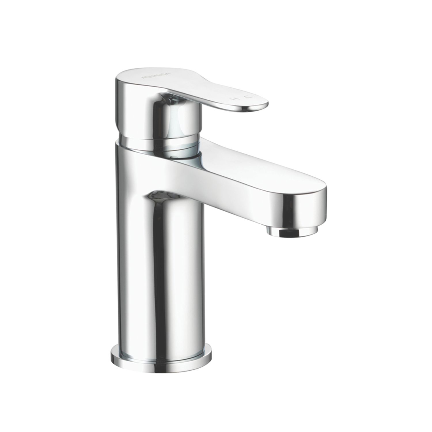 Aqualisa Central Chrome 137mm Standard Lever Mono Basin Pillar Tap With Clicker Waste (999AJ)