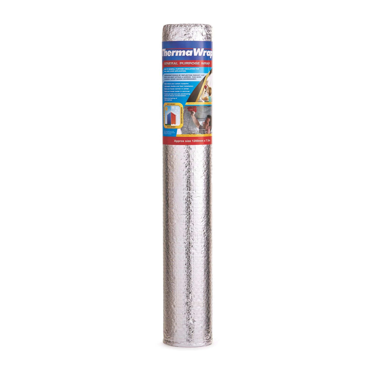 ThermaWrap Reflective Insulation 7.5m x 1.2m (999XV)