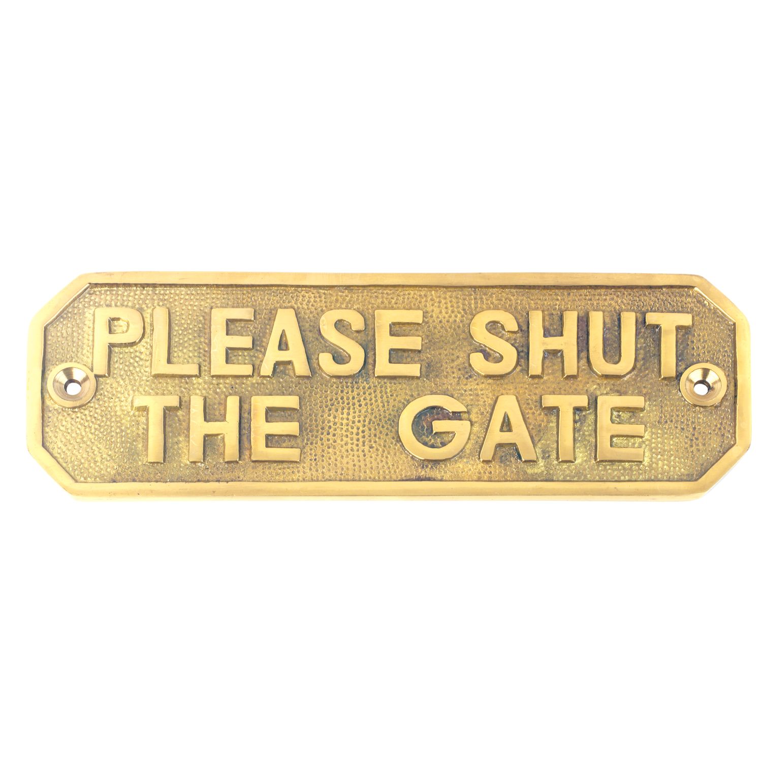 GateMate 'Please Shut the Gate' Sign 55mm x 160mm (999YV)