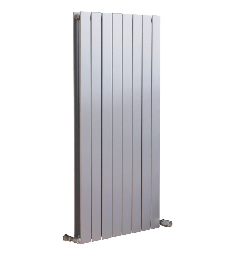 Image of Ximax Oceanus Duplex Horizontal or Vertical Designer Radiator 1200mm x 595mm Silver 